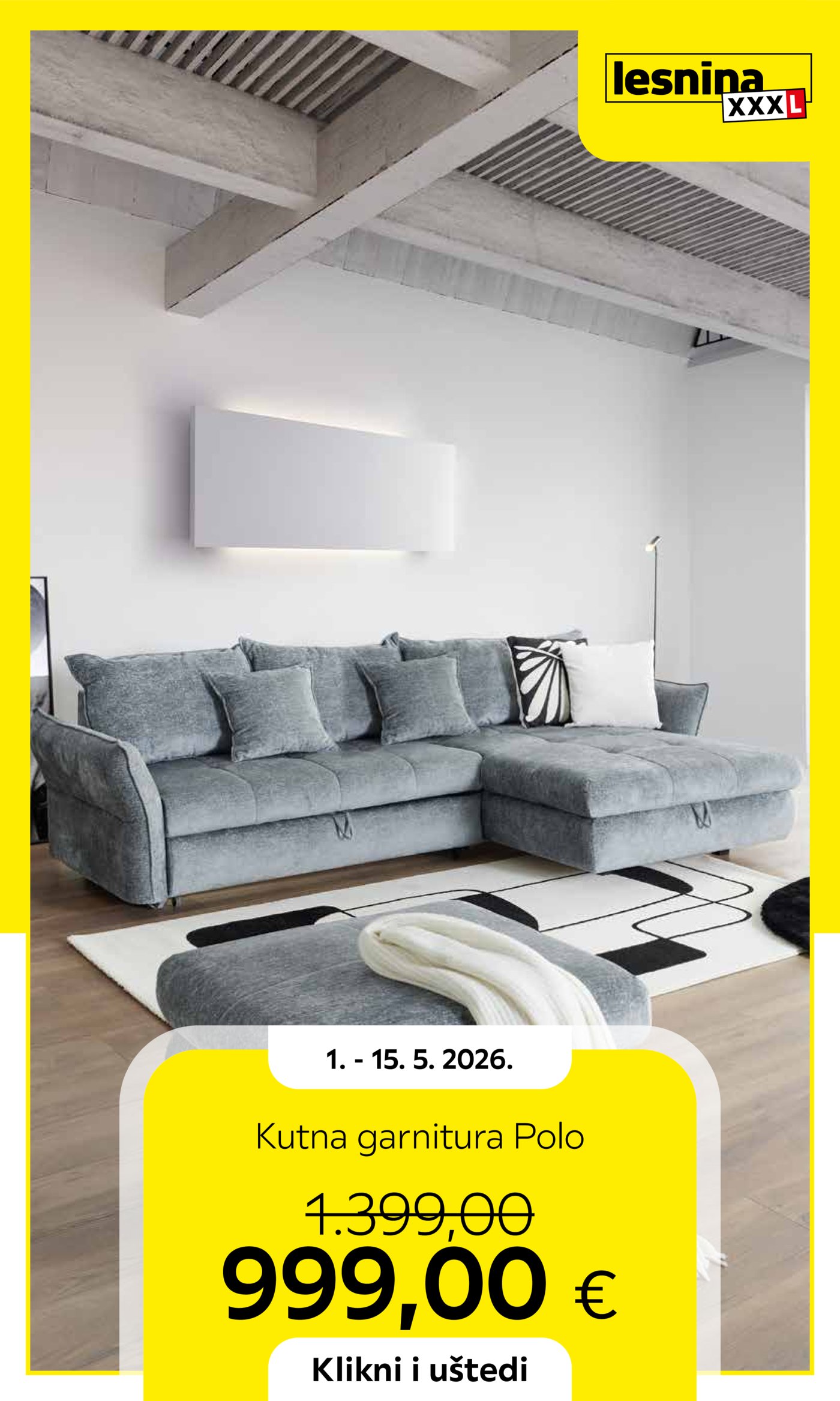 Lesnina katalog Akcija 01.05. - 15.05.2026.