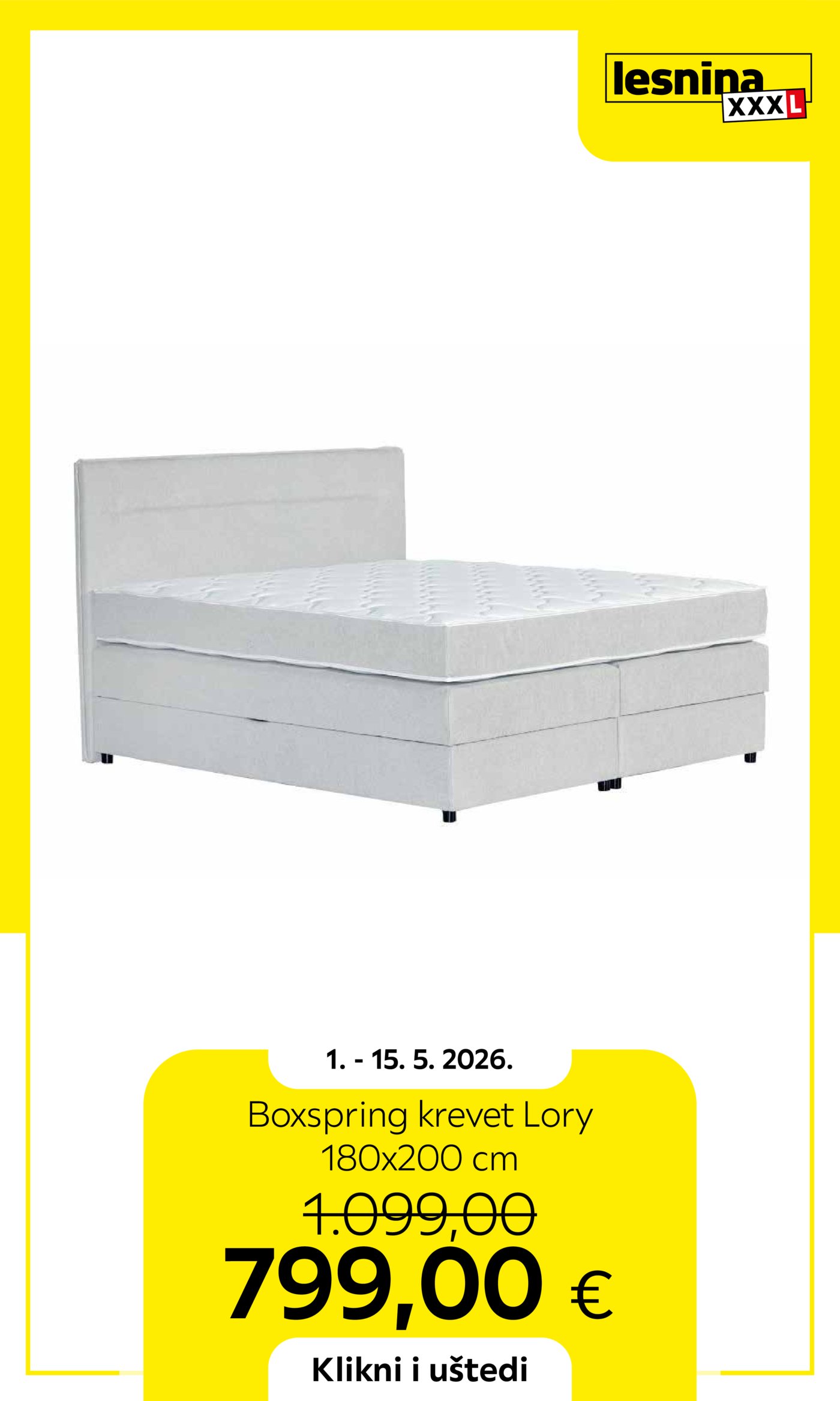 Lesnina katalog Akcija 01.05. - 15.05.2026.