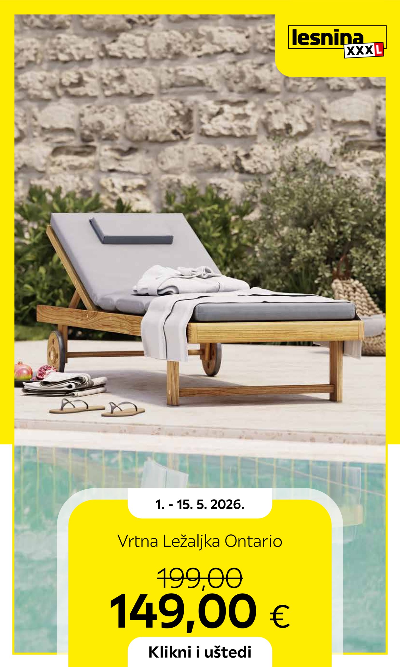 Lesnina katalog Akcija 01.05. - 15.05.2026.