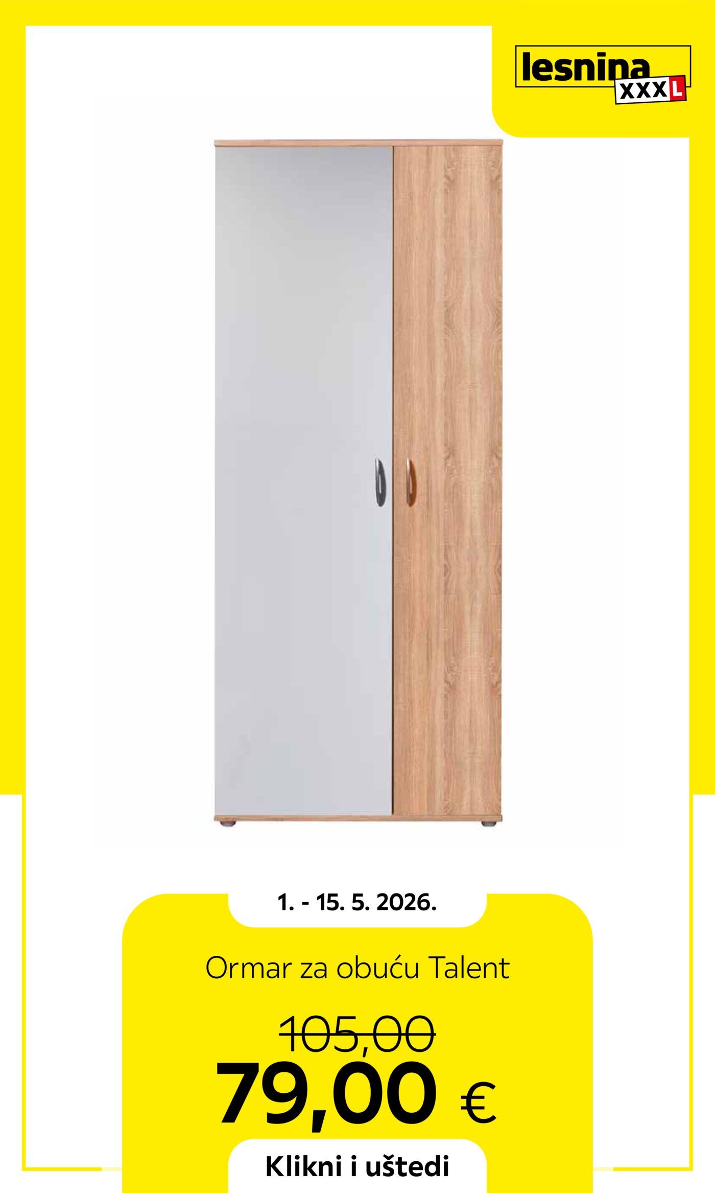 Lesnina katalog Akcija 01.05. - 15.05.2026.