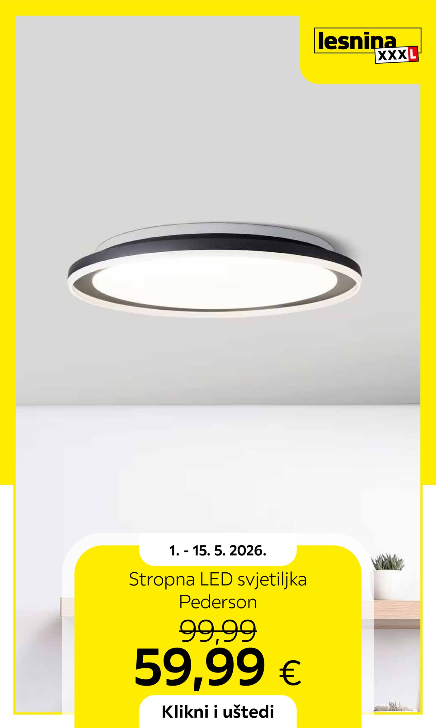 Lesnina katalog Akcija 01.05. - 15.05.2026.