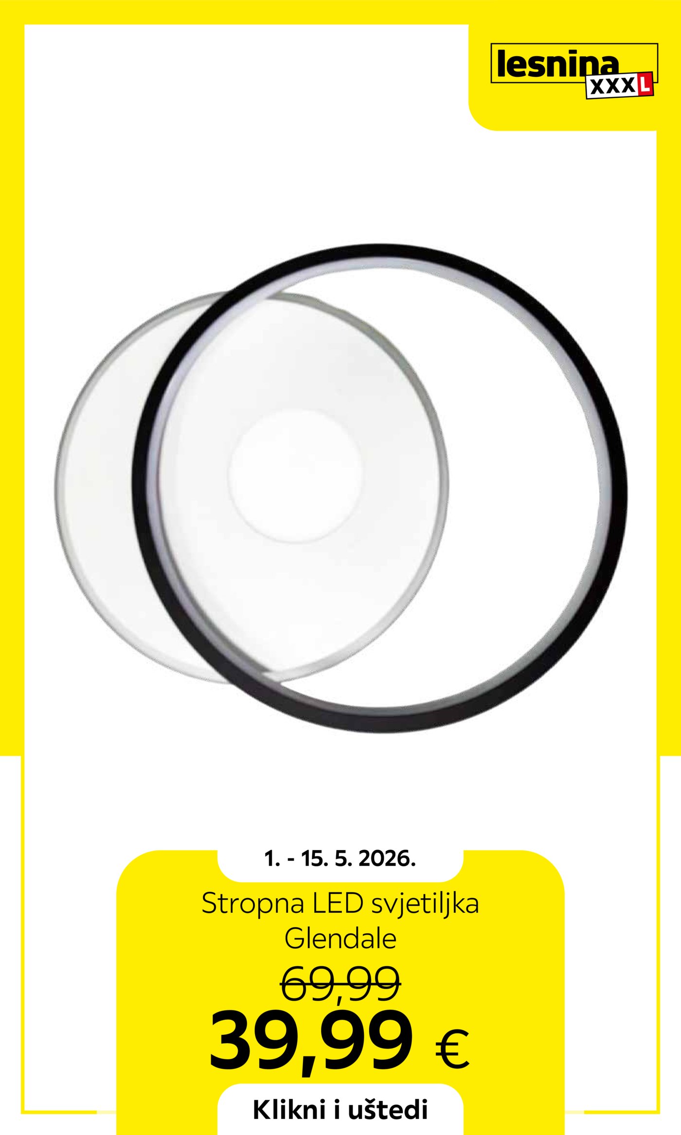 Lesnina katalog Akcija 01.05. - 15.05.2026.