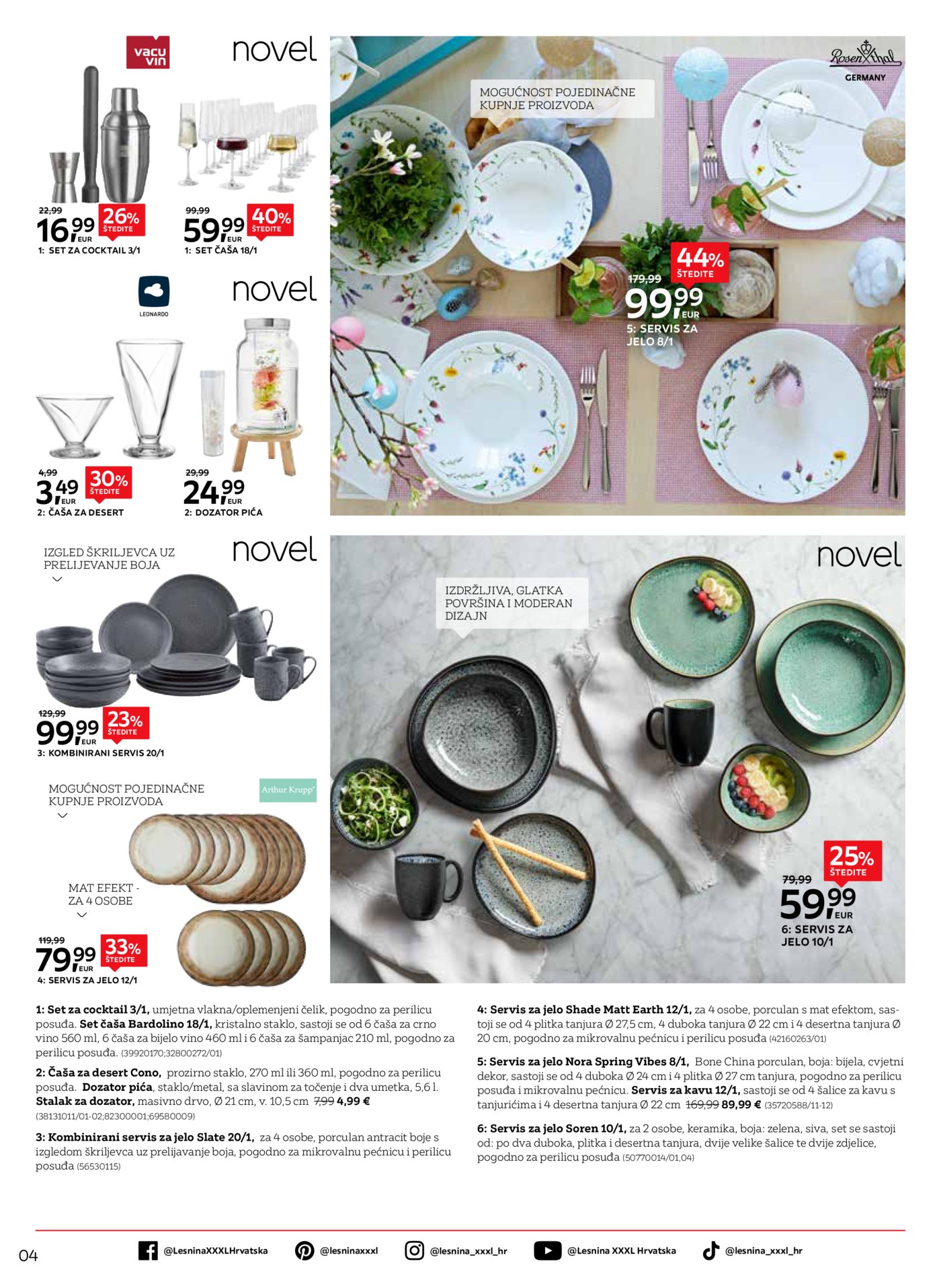 Lesnina katalog MOderno i elegantno 04.05. - 31.05.2026.