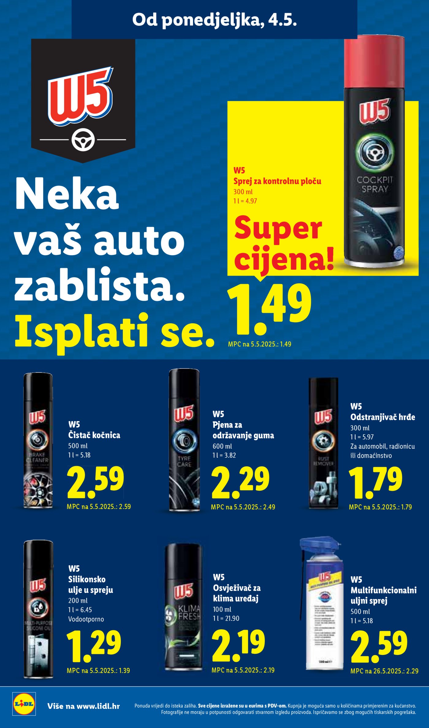 Lidl katalog Super ponuda od ponedjeljka 04.05. - 10.05.2026.