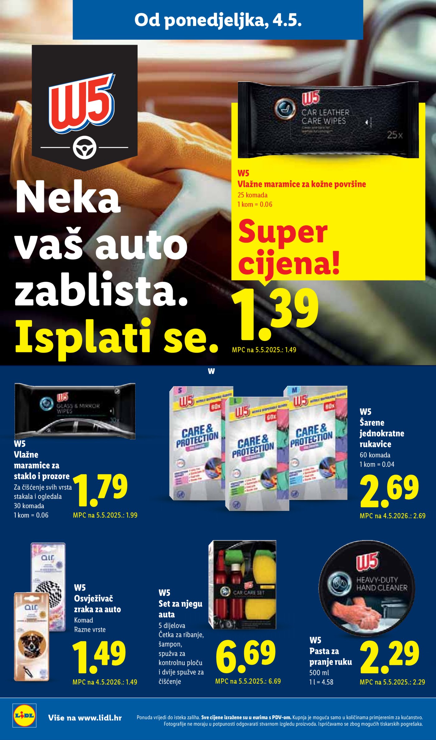 Lidl katalog Super ponuda od ponedjeljka 04.05. - 10.05.2026.