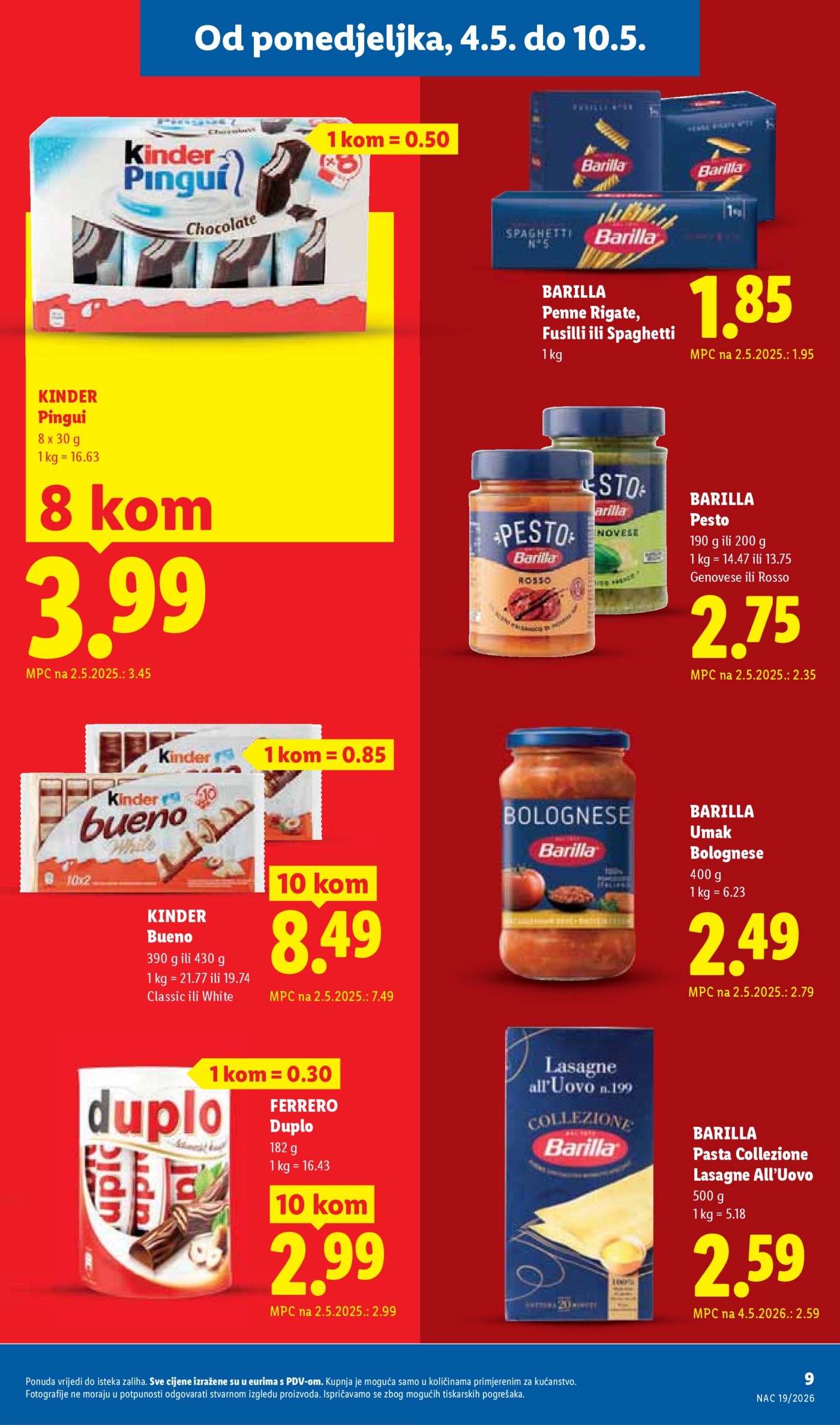 Lidl katalog Super ponuda od ponedjeljka 04.05. - 10.05.2026.