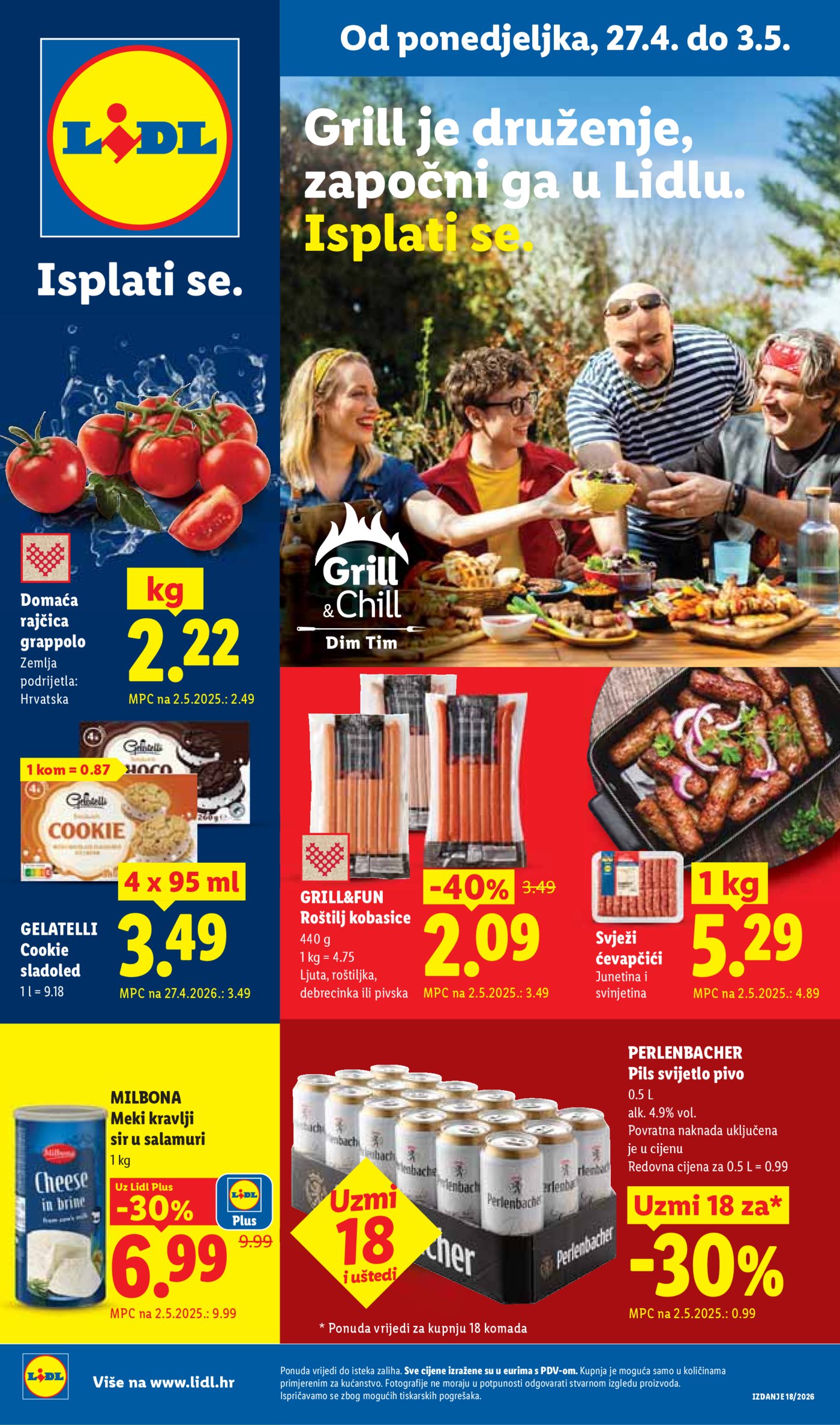 Lidl katalog Super ponuda od ponedjeljka 27.04. - 03.05.2026.