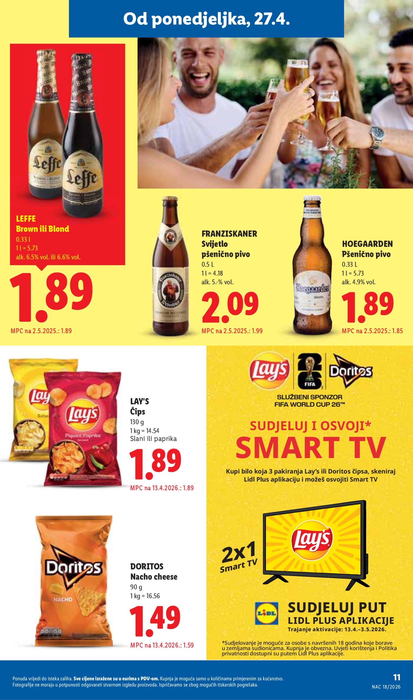 Lidl katalog Super ponuda od ponedjeljka 27.04. - 03.05.2026.