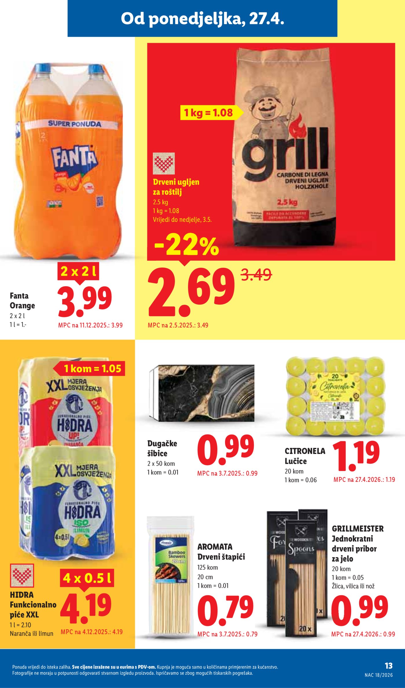 Lidl katalog Super ponuda od ponedjeljka 27.04. - 03.05.2026.