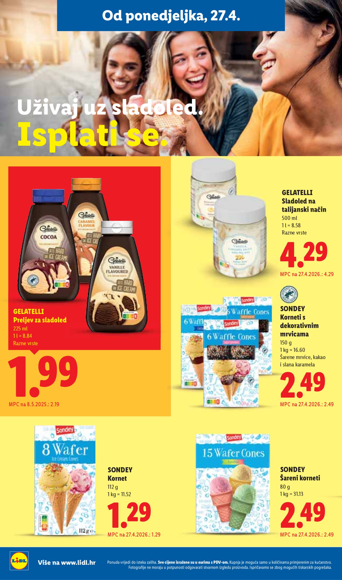 Lidl katalog Super ponuda od ponedjeljka 27.04. - 03.05.2026.