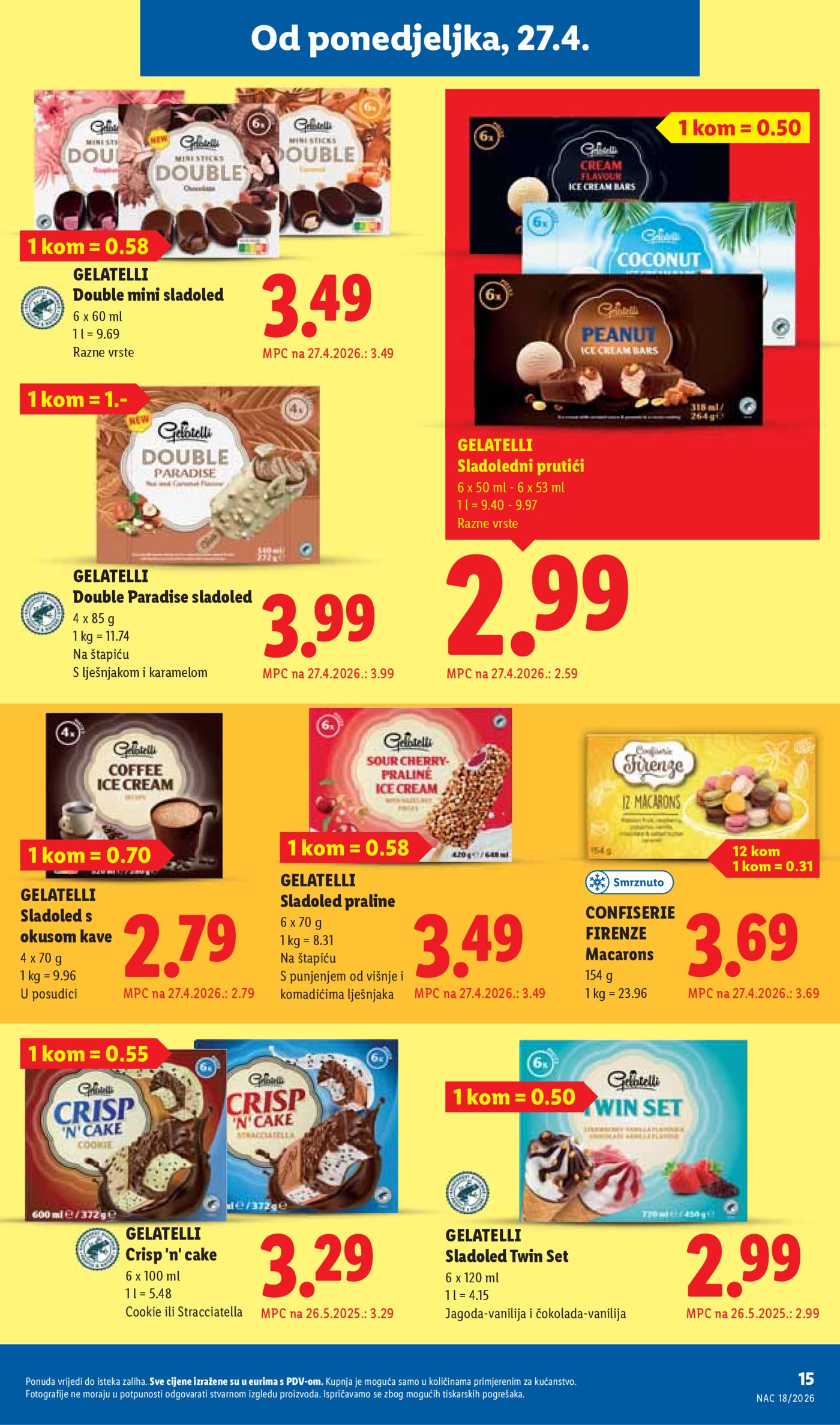 Lidl katalog Super ponuda od ponedjeljka 27.04. - 03.05.2026.