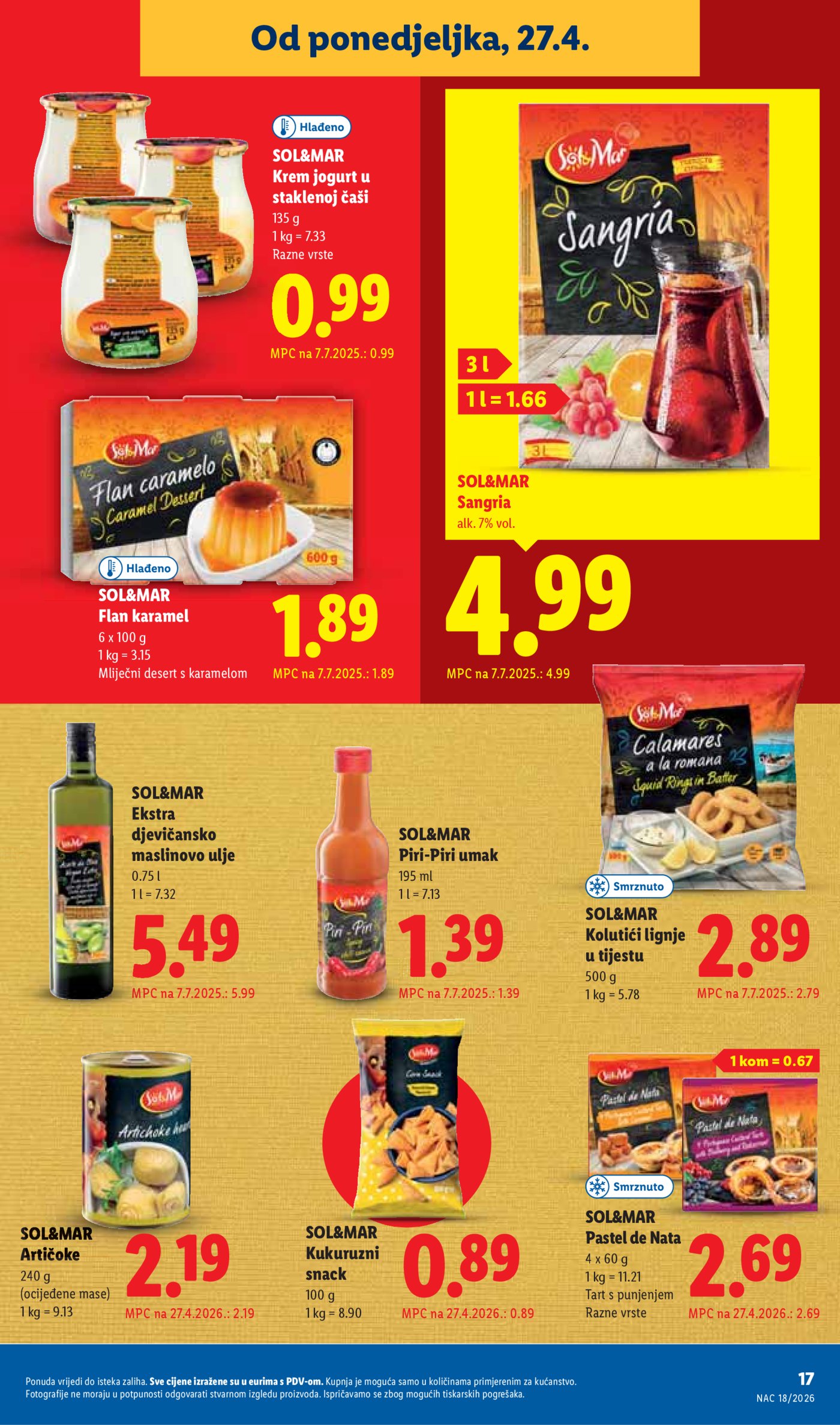 Lidl katalog Super ponuda od ponedjeljka 27.04. - 03.05.2026.