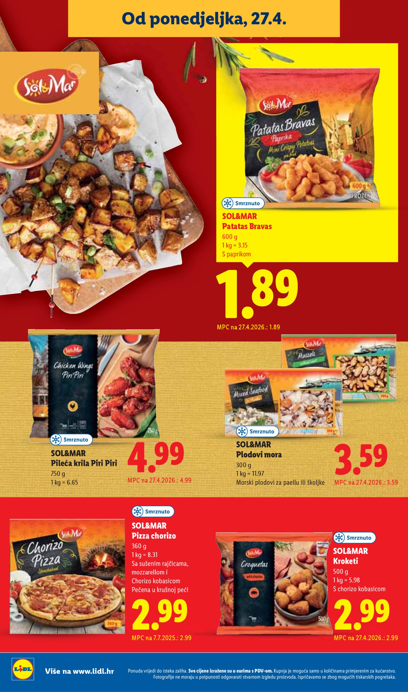 Lidl katalog Super ponuda od ponedjeljka 27.04. - 03.05.2026.