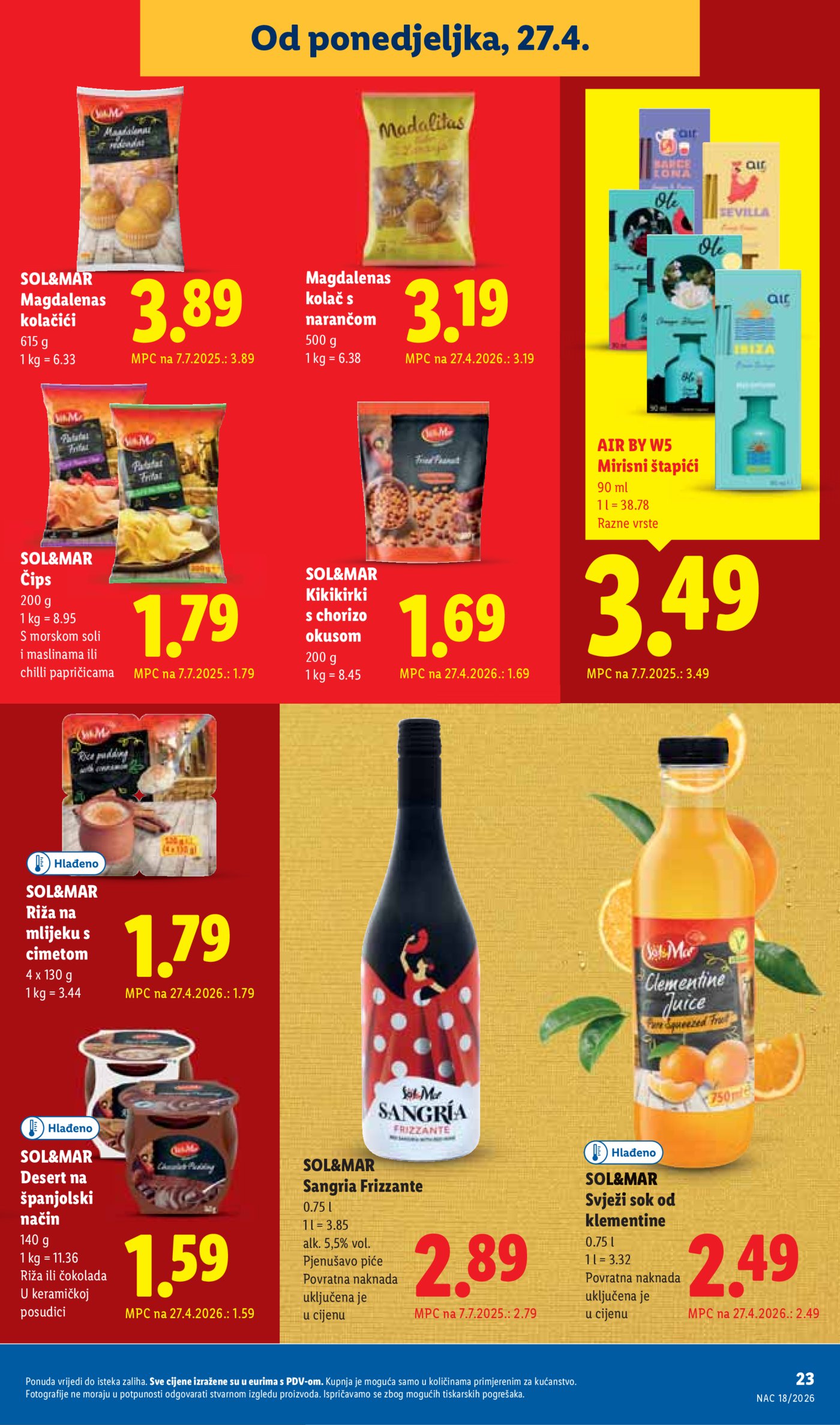 Lidl katalog Super ponuda od ponedjeljka 27.04. - 03.05.2026.