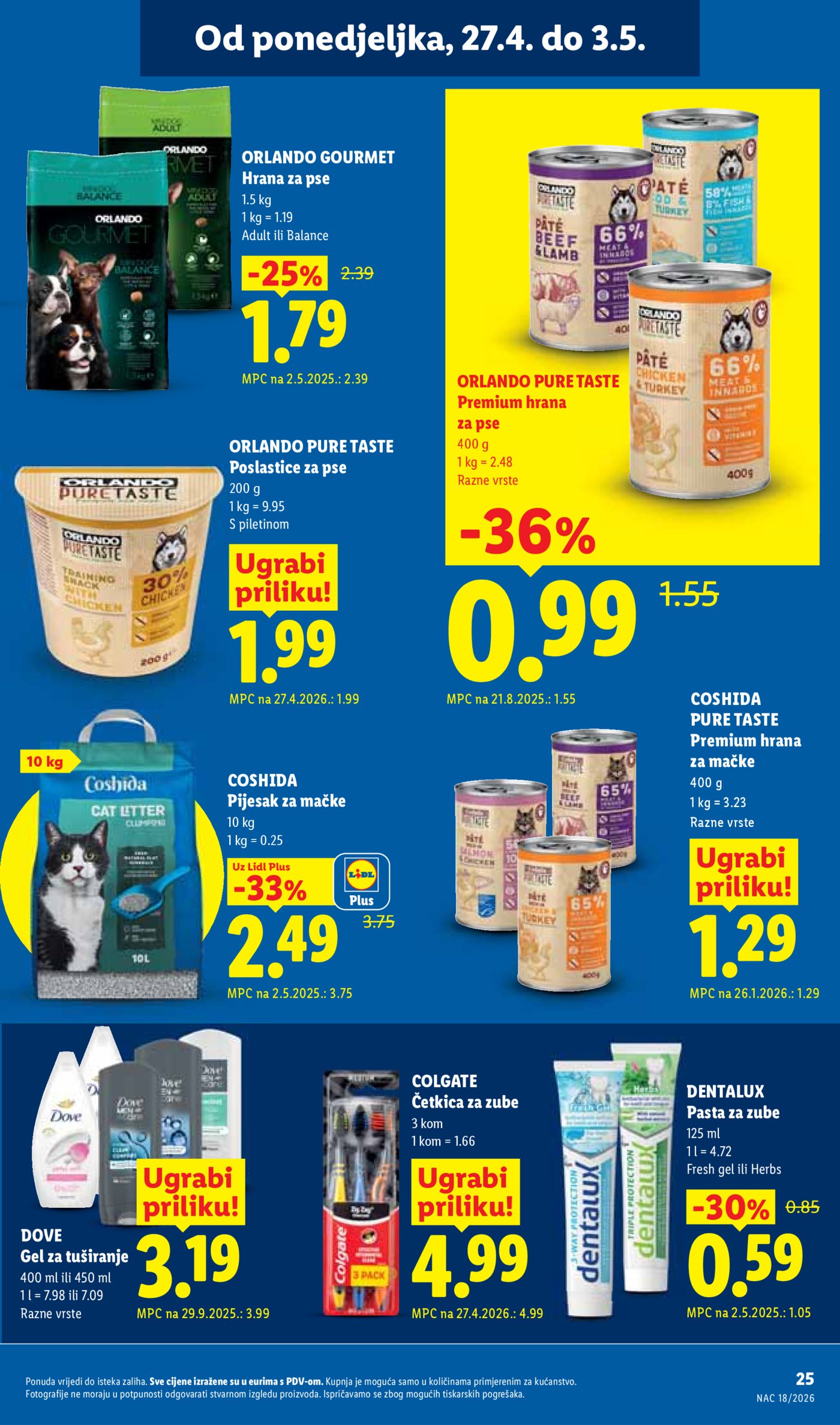 Lidl katalog Super ponuda od ponedjeljka 27.04. - 03.05.2026.