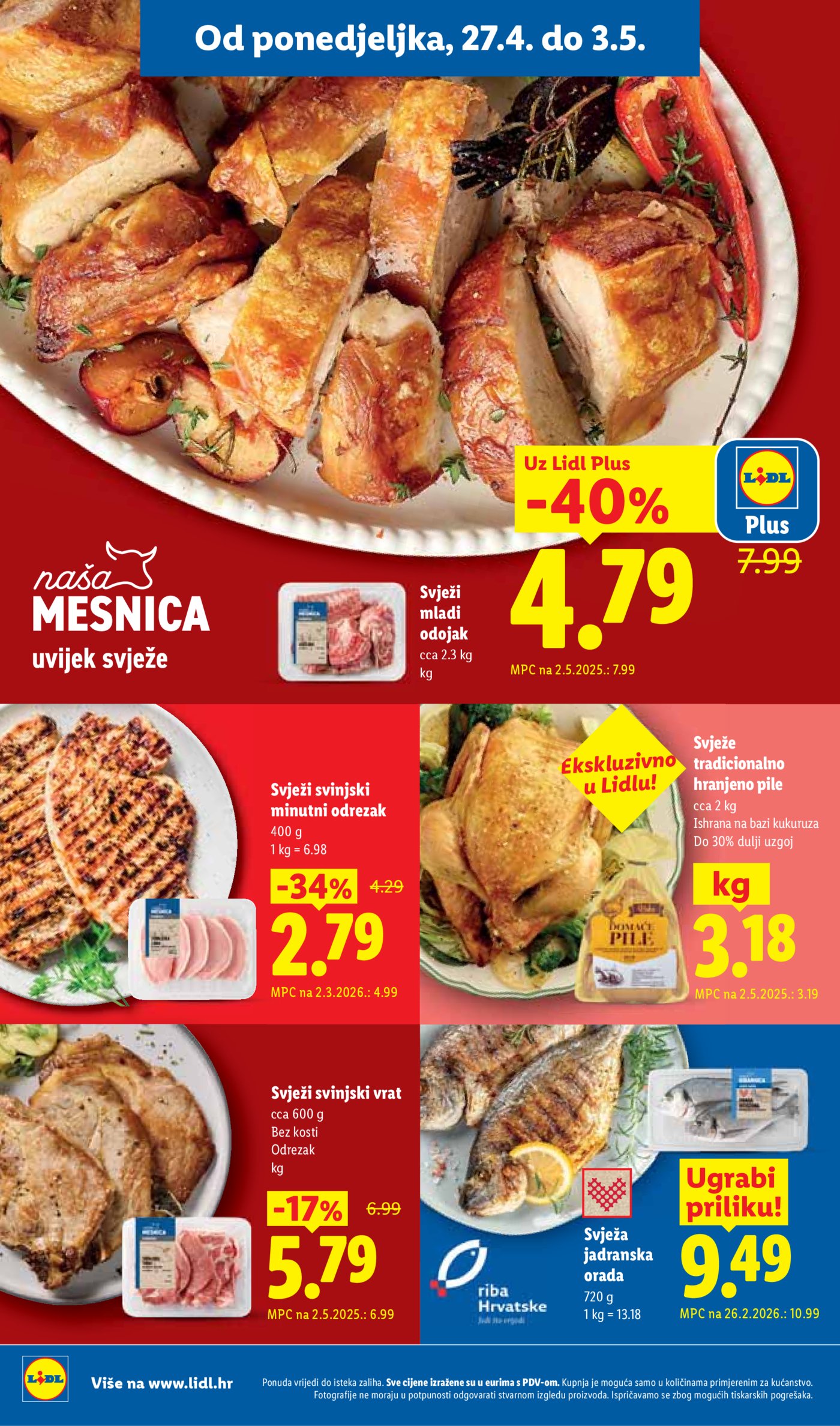 Lidl katalog Super ponuda od ponedjeljka 27.04. - 03.05.2026.