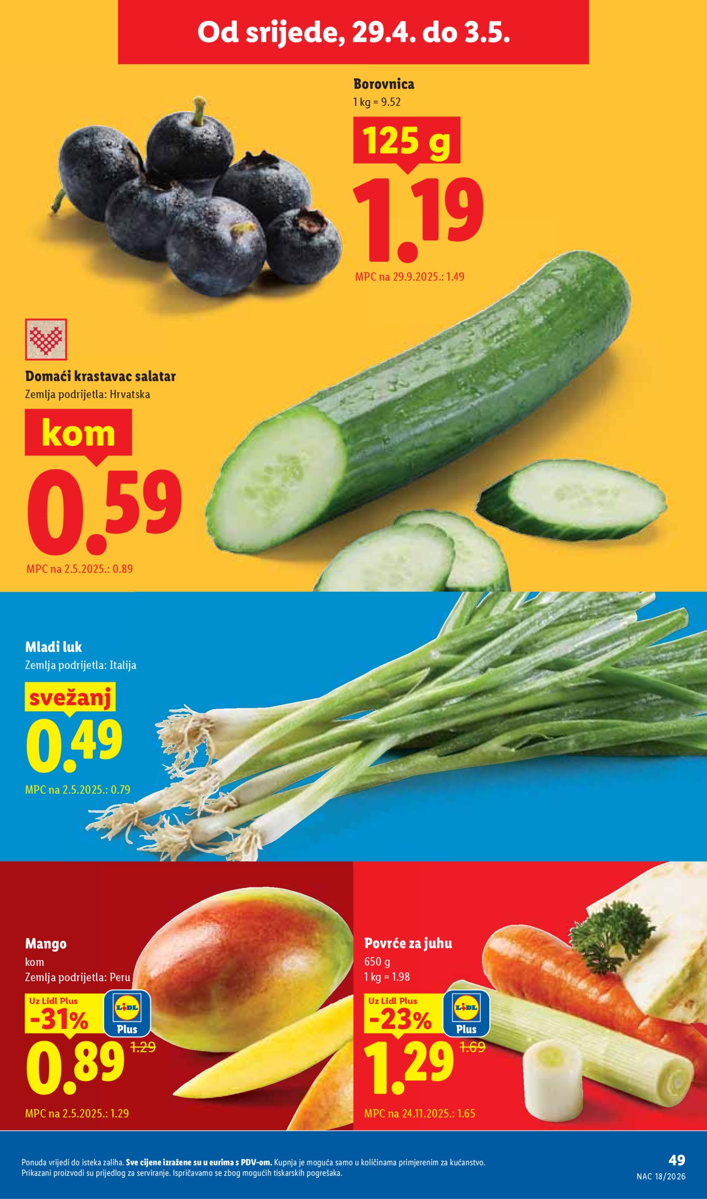 Lidl katalog Super ponuda od ponedjeljka 27.04. - 03.05.2026.