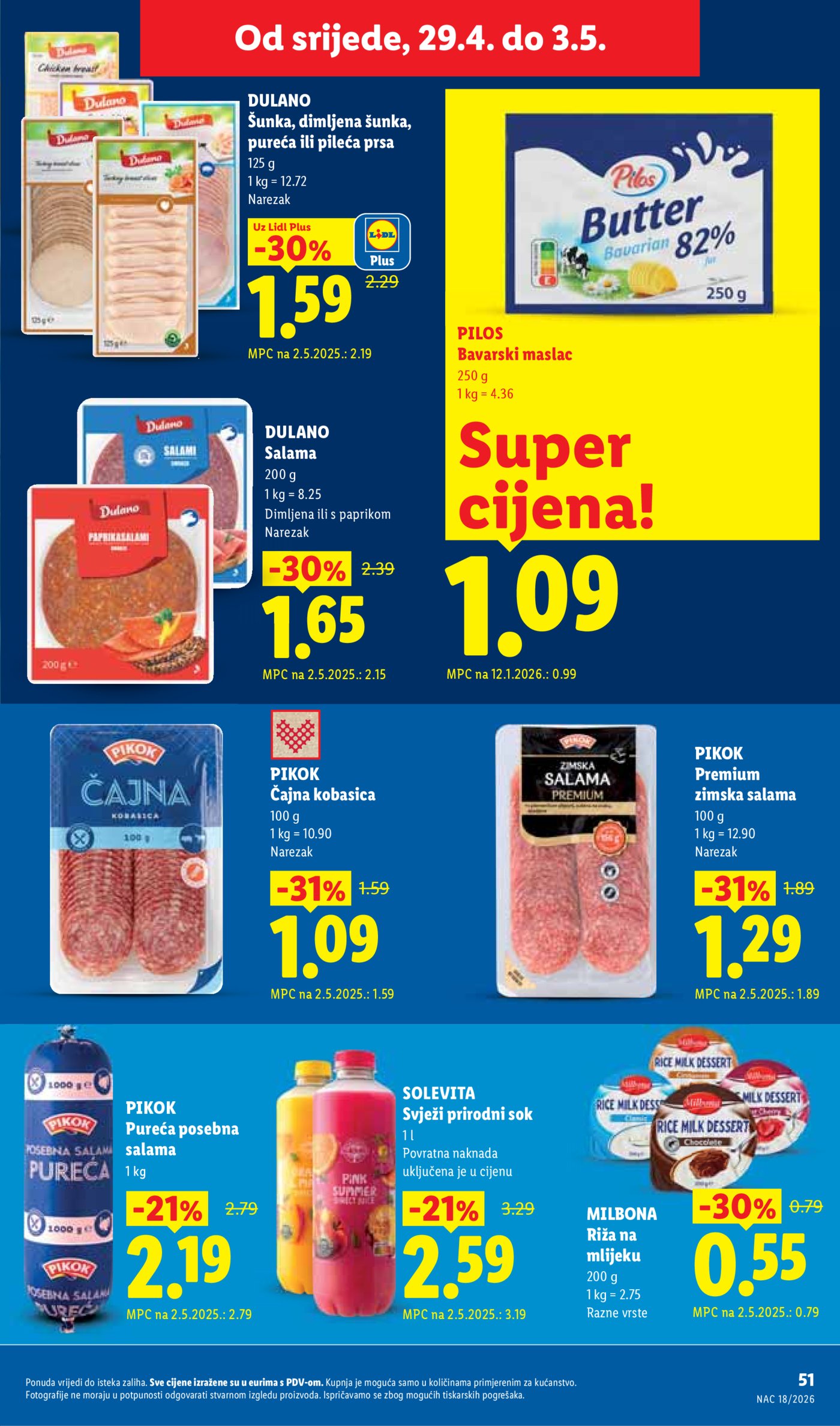 Lidl katalog Super ponuda od ponedjeljka 27.04. - 03.05.2026.
