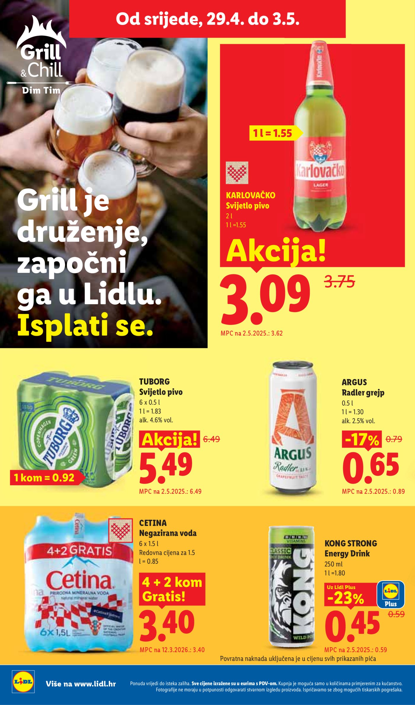 Lidl katalog Super ponuda od ponedjeljka 27.04. - 03.05.2026.