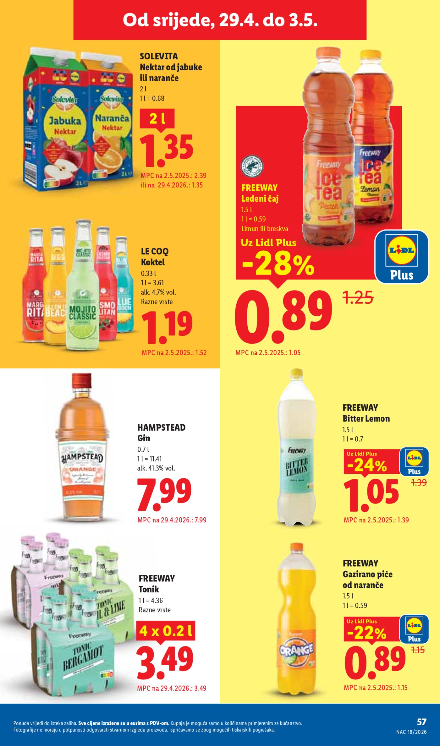 Lidl katalog Super ponuda od ponedjeljka 27.04. - 03.05.2026.