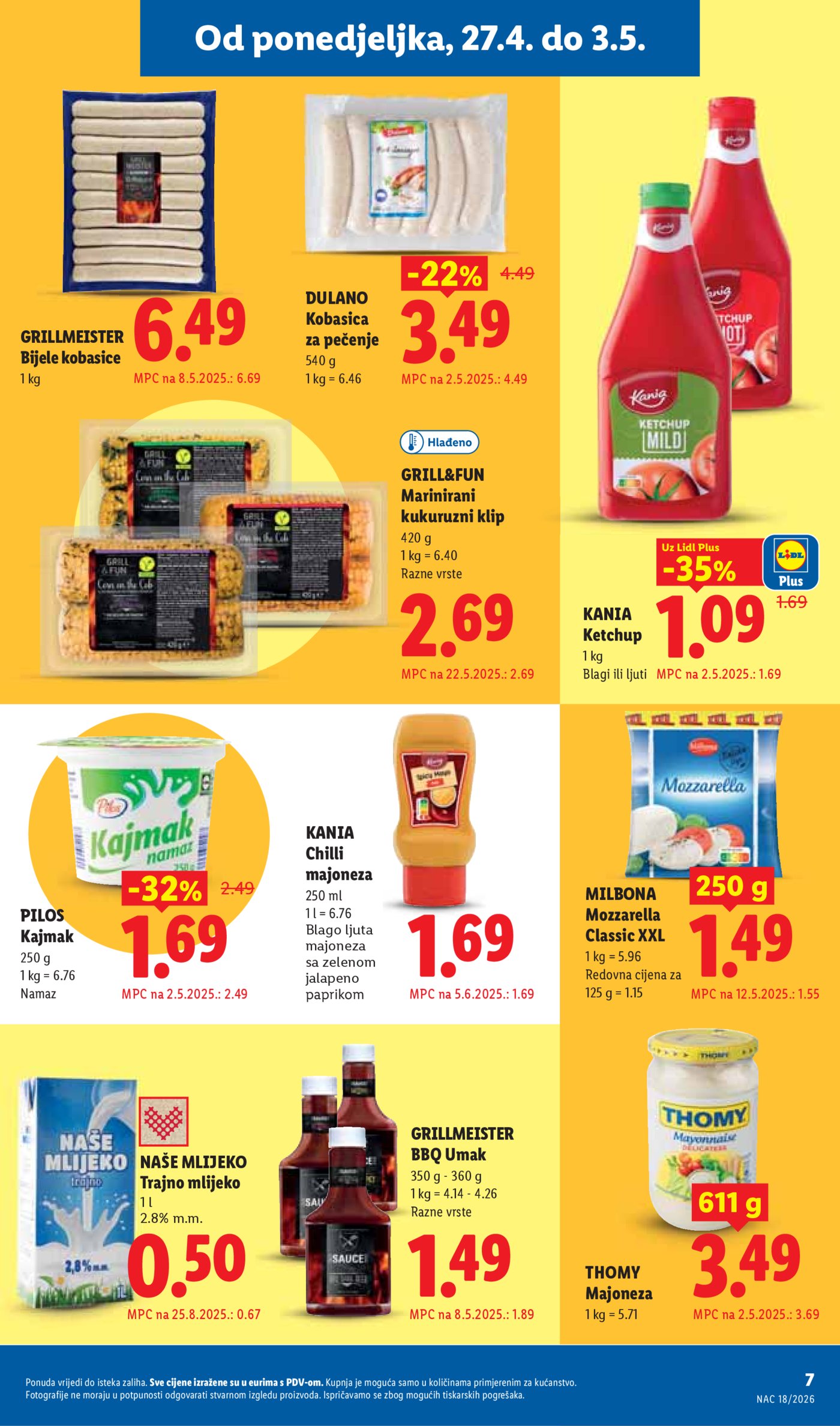 Lidl katalog Super ponuda od ponedjeljka 27.04. - 03.05.2026.