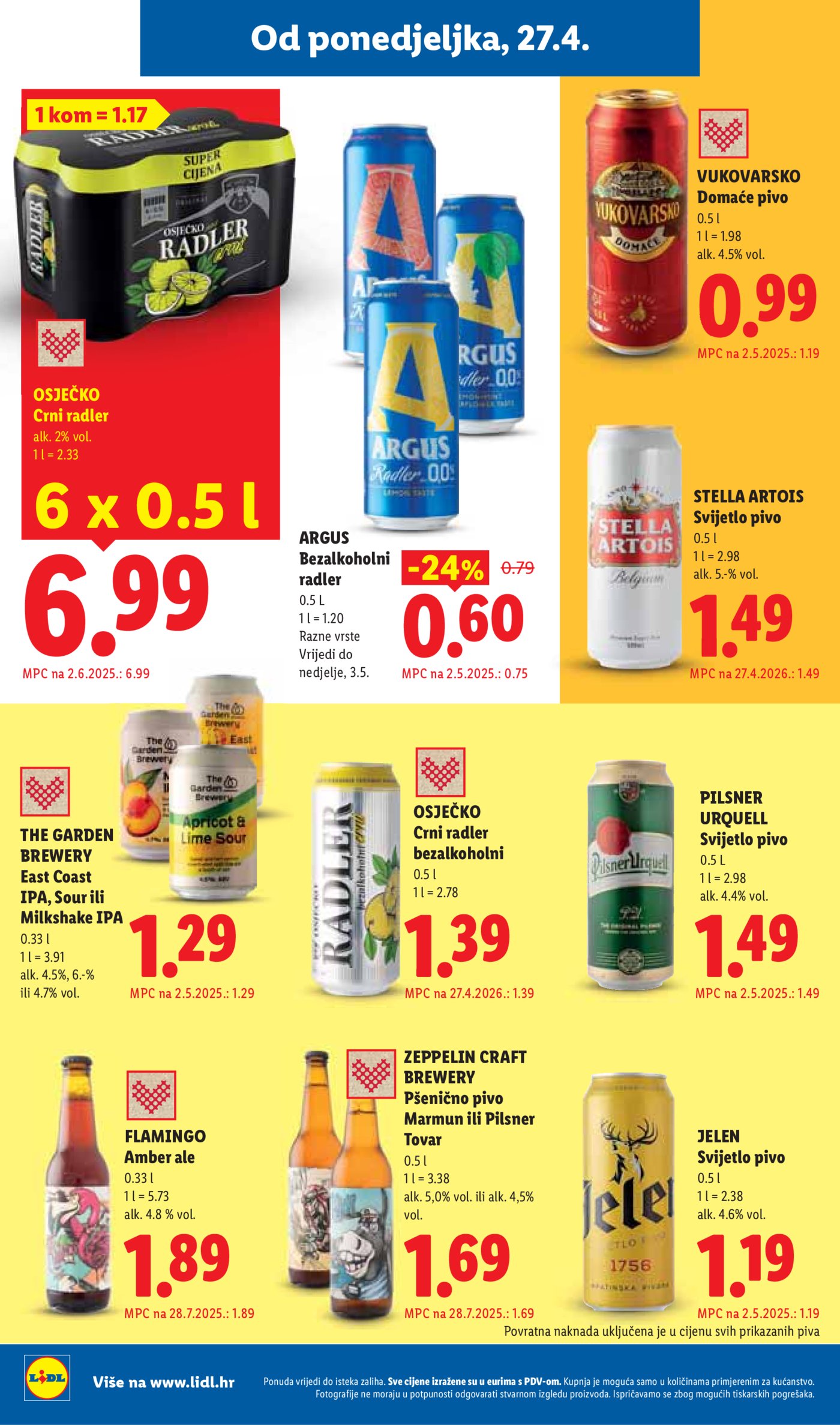 Lidl katalog Super ponuda od ponedjeljka 27.04. - 03.05.2026.