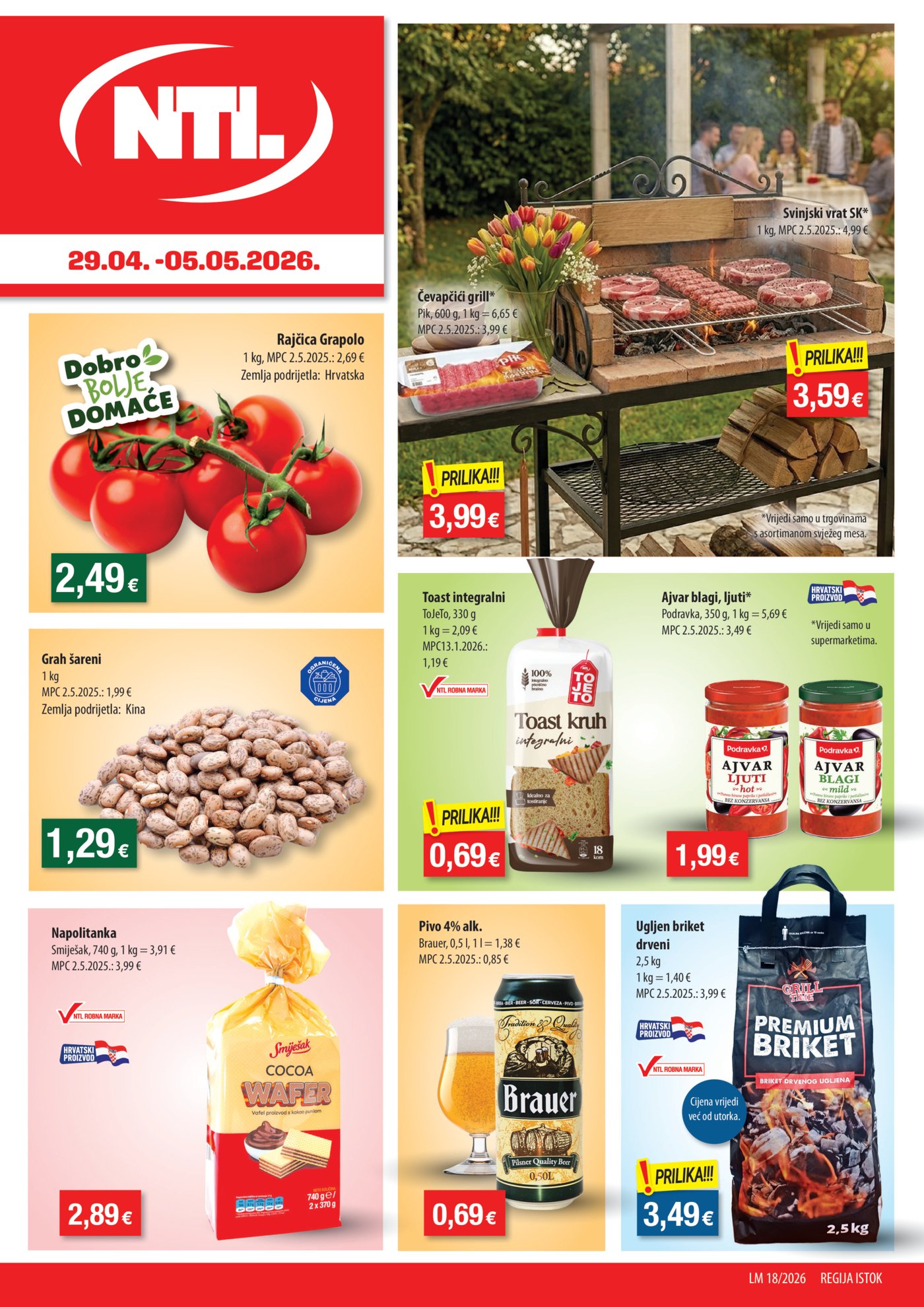 NTL katalog Akcija 29.04. - 05.05.2026. Istok