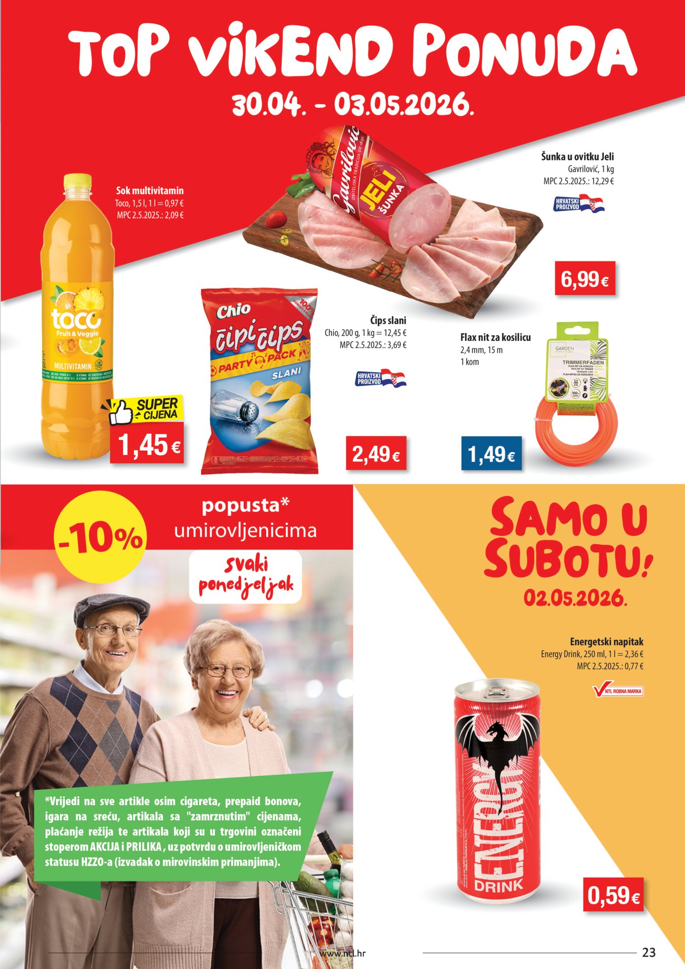 NTL katalog Akcija 29.04. - 05.05.2026. Sjever
