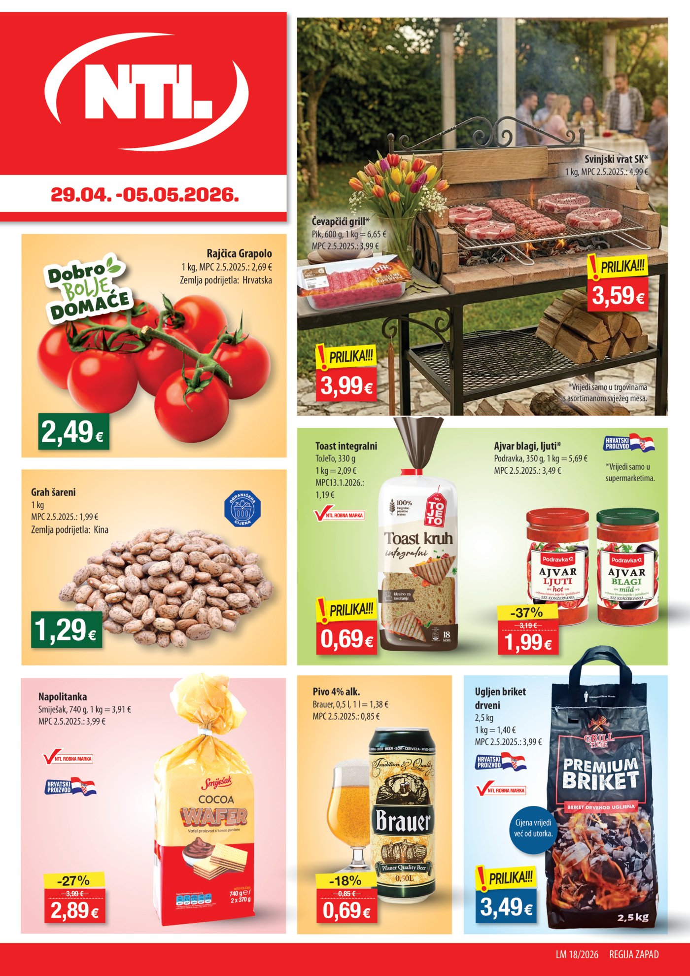 NTL katalog Akcija 29.04. - 05.05.2026. Zapad