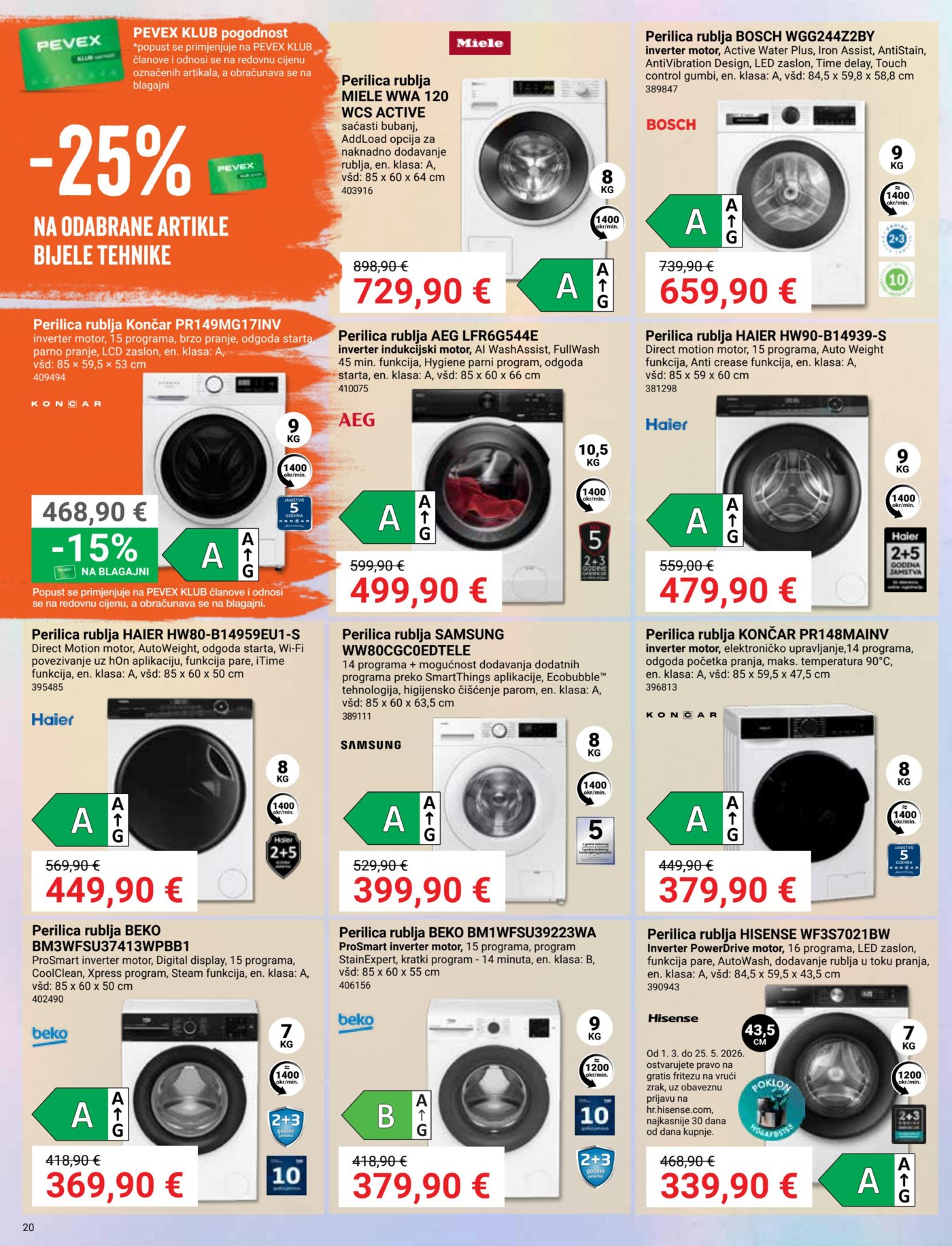 Pevex katalog Akcija 30.04. - 25.05.2026.