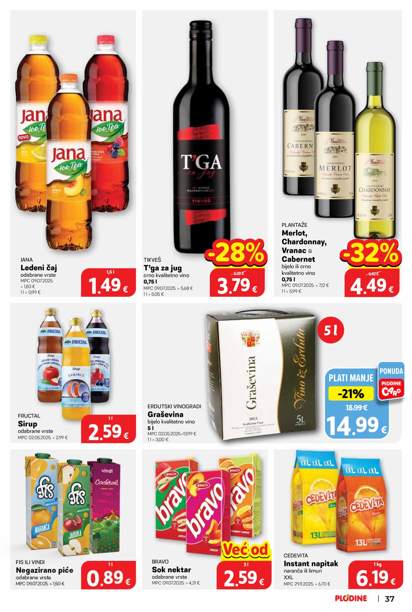 Plodine katalog Akcija 22.04. - 28.04.2026.