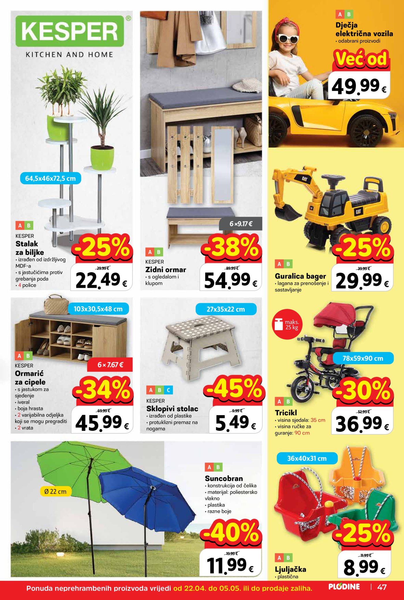 Plodine katalog Akcija 22.04. - 28.04.2026.