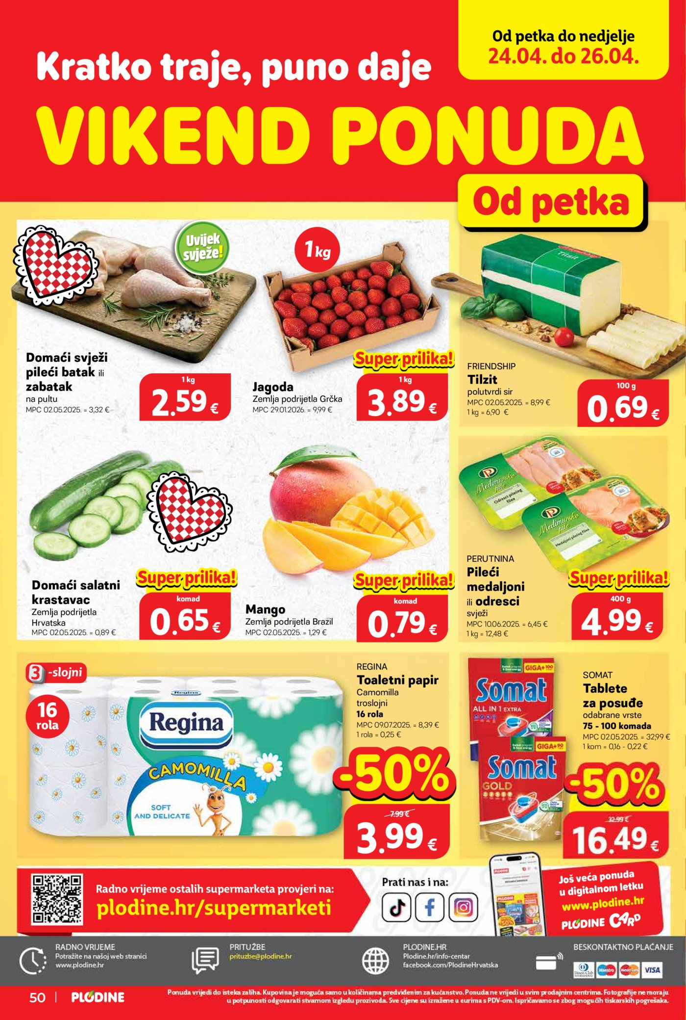 Plodine katalog Akcija 22.04. - 28.04.2026.