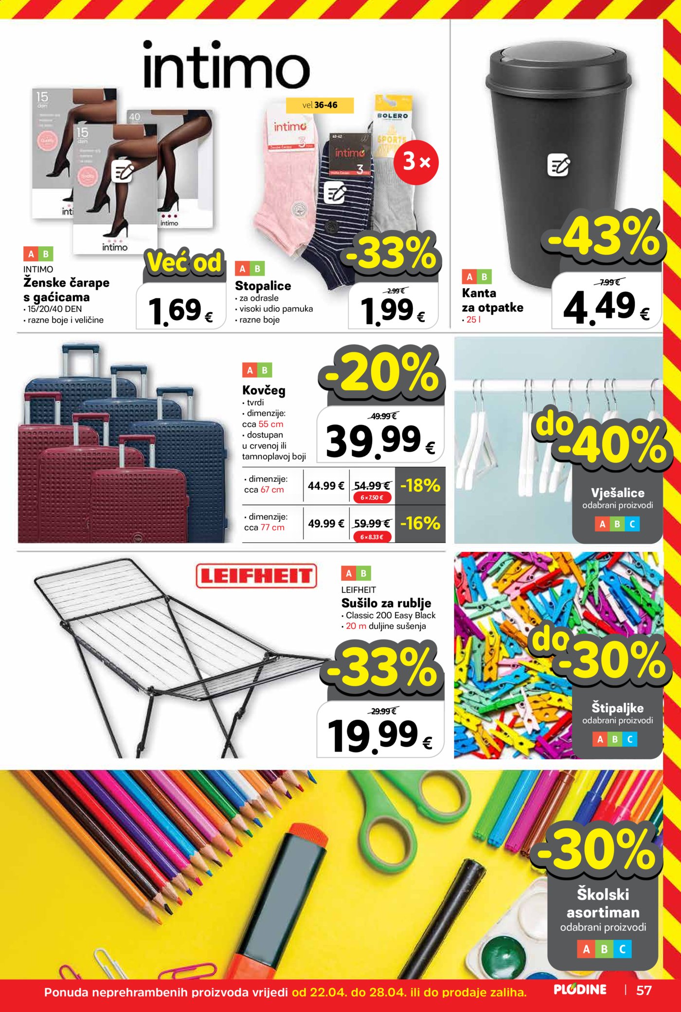 Plodine katalog Akcija 22.04. - 28.04.2026.