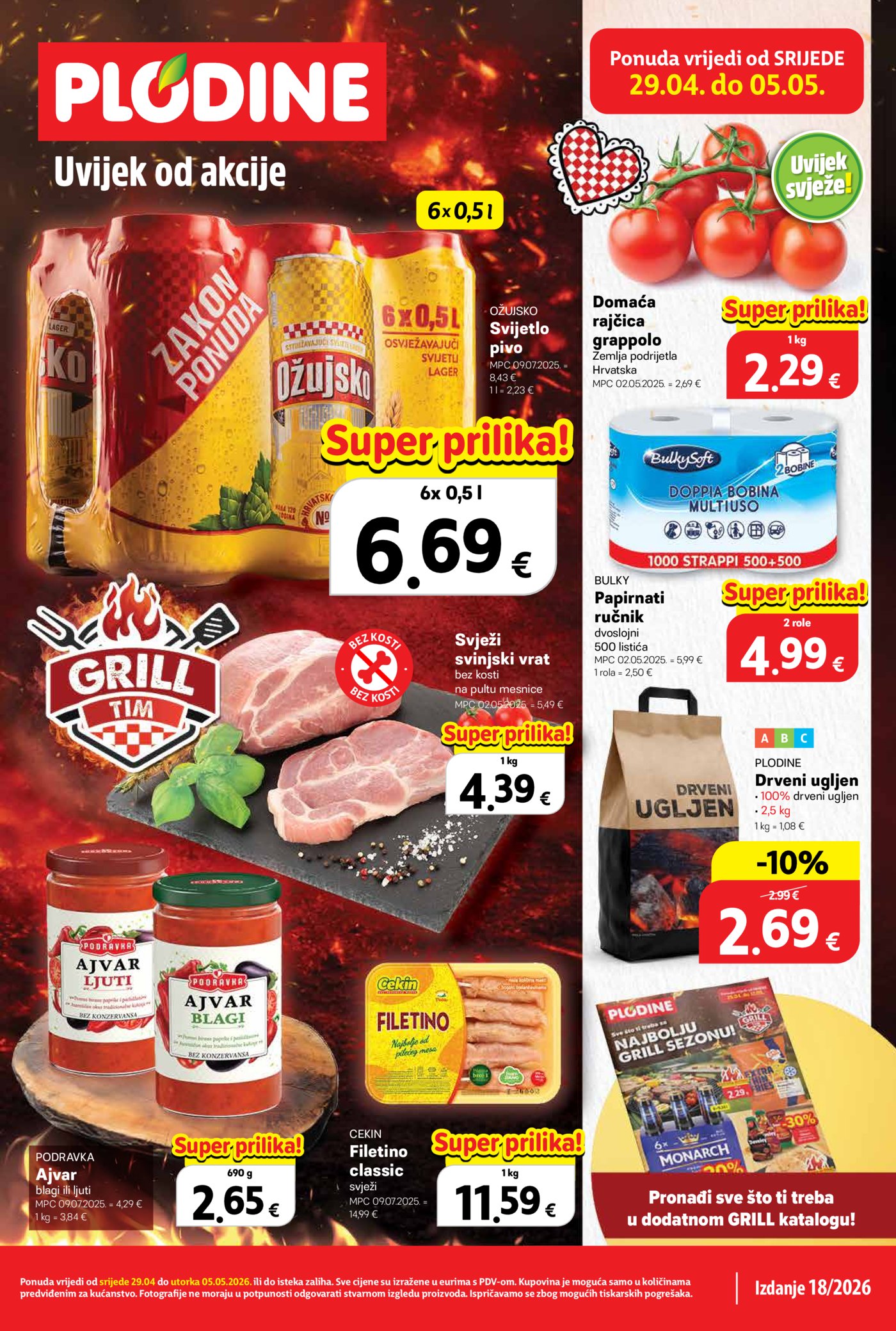 Plodine katalog Uvijek od akcije 29.04.-05.05.2026.