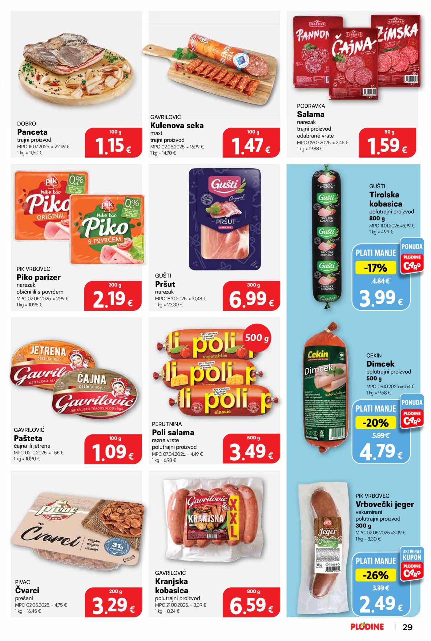 Plodine katalog Uvijek od akcije 29.04.-05.05.2026.