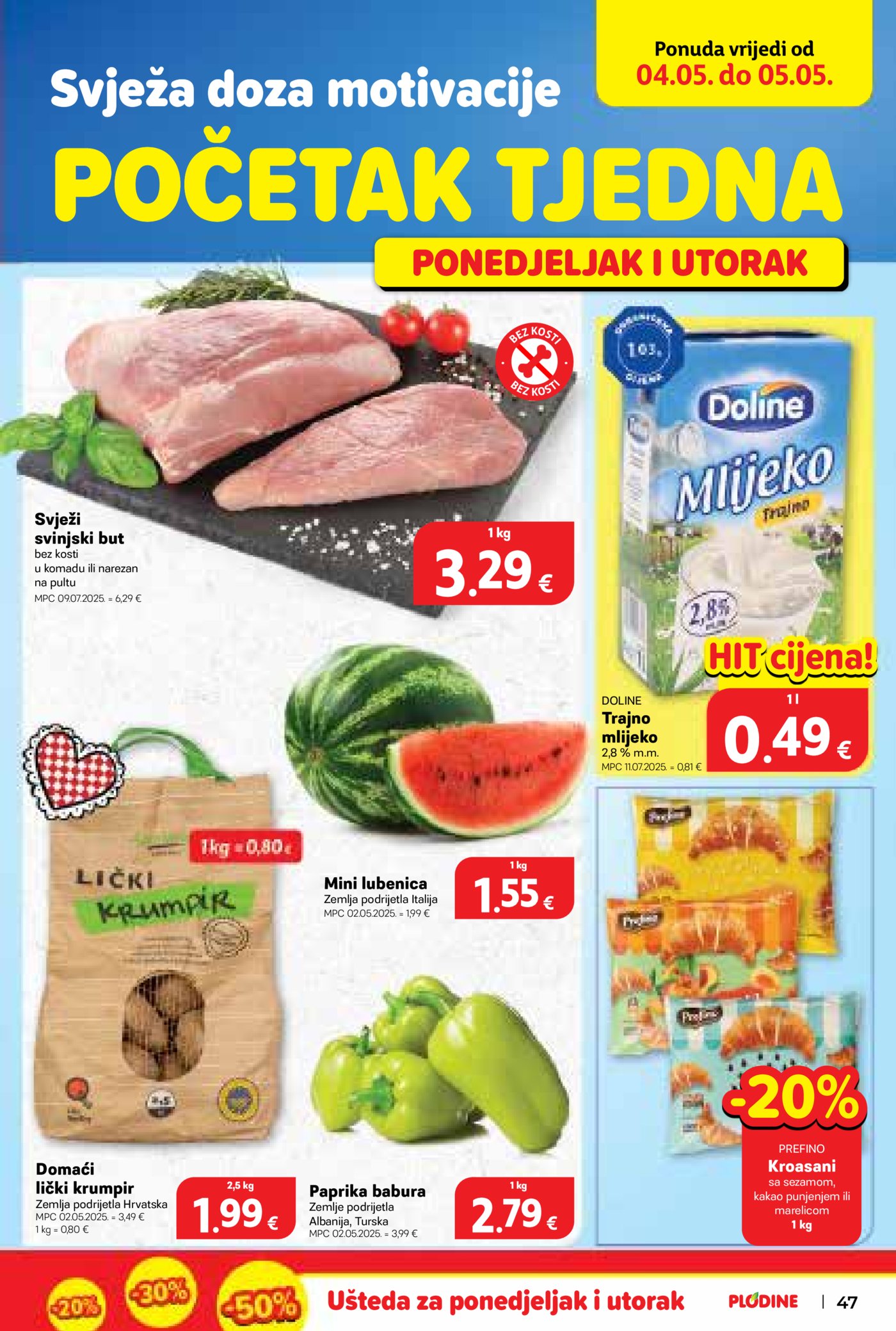 Plodine katalog Uvijek od akcije 29.04.-05.05.2026.