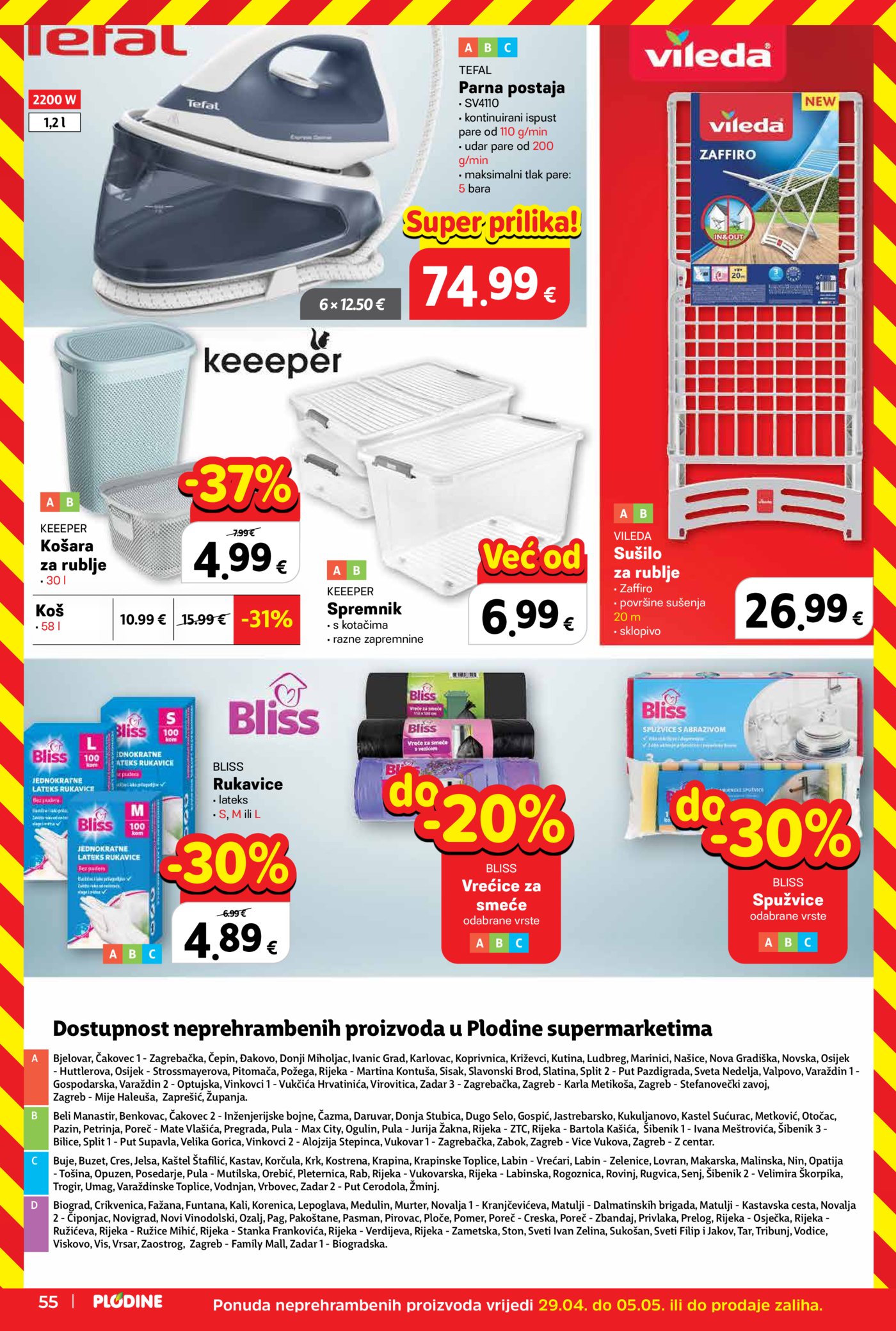 Plodine katalog Uvijek od akcije 29.04.-05.05.2026.