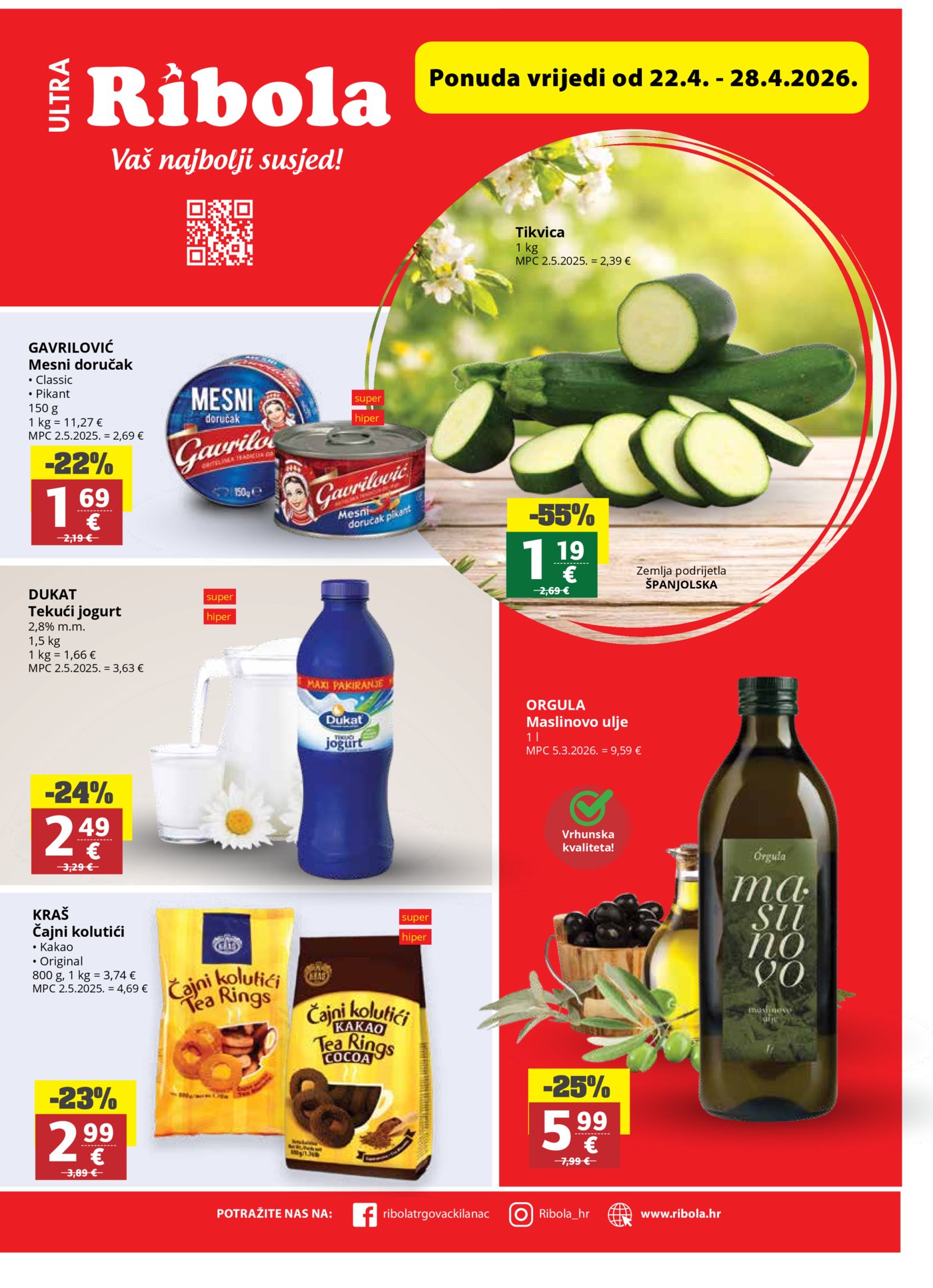 Ribola katalog Akcija 22.04. - 28.04.2026.