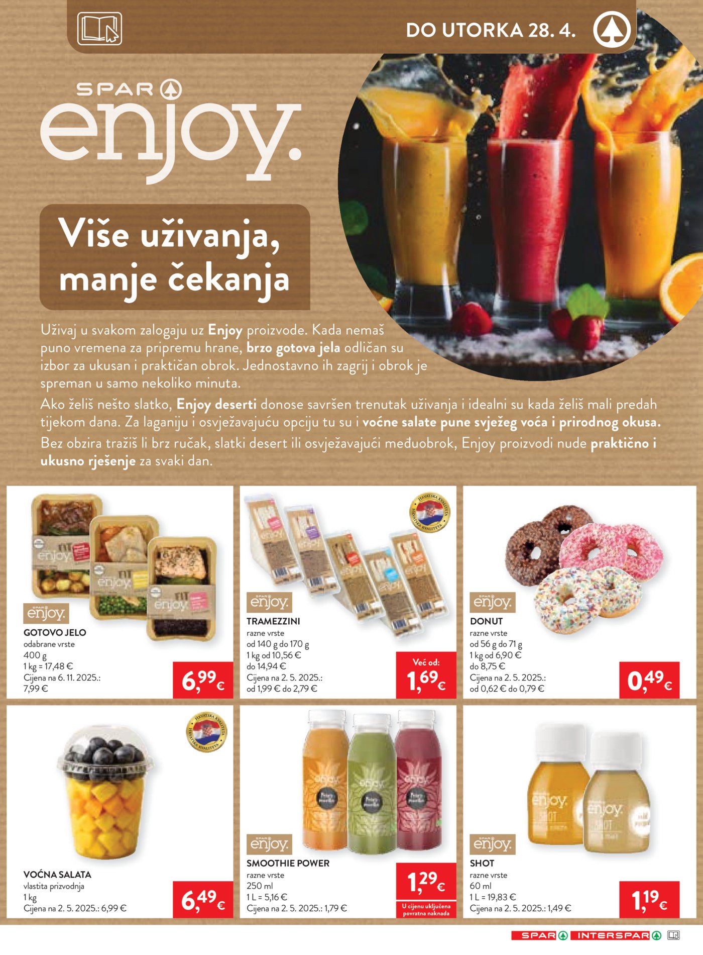SPAR - INTERSPAR katalog Akcija 22.04. - 28.04.2026.