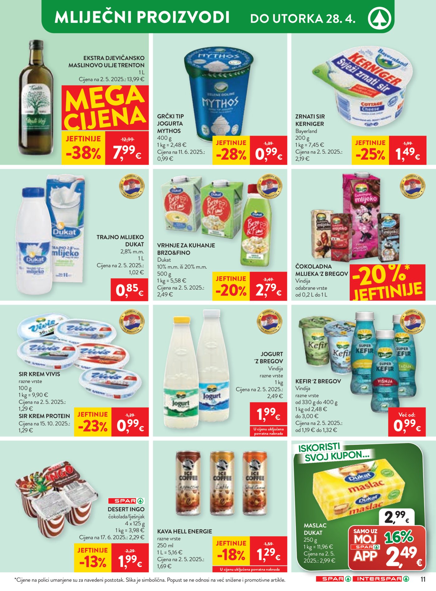 SPAR - INTERSPAR katalog Akcija 22.04. - 28.04.2026.