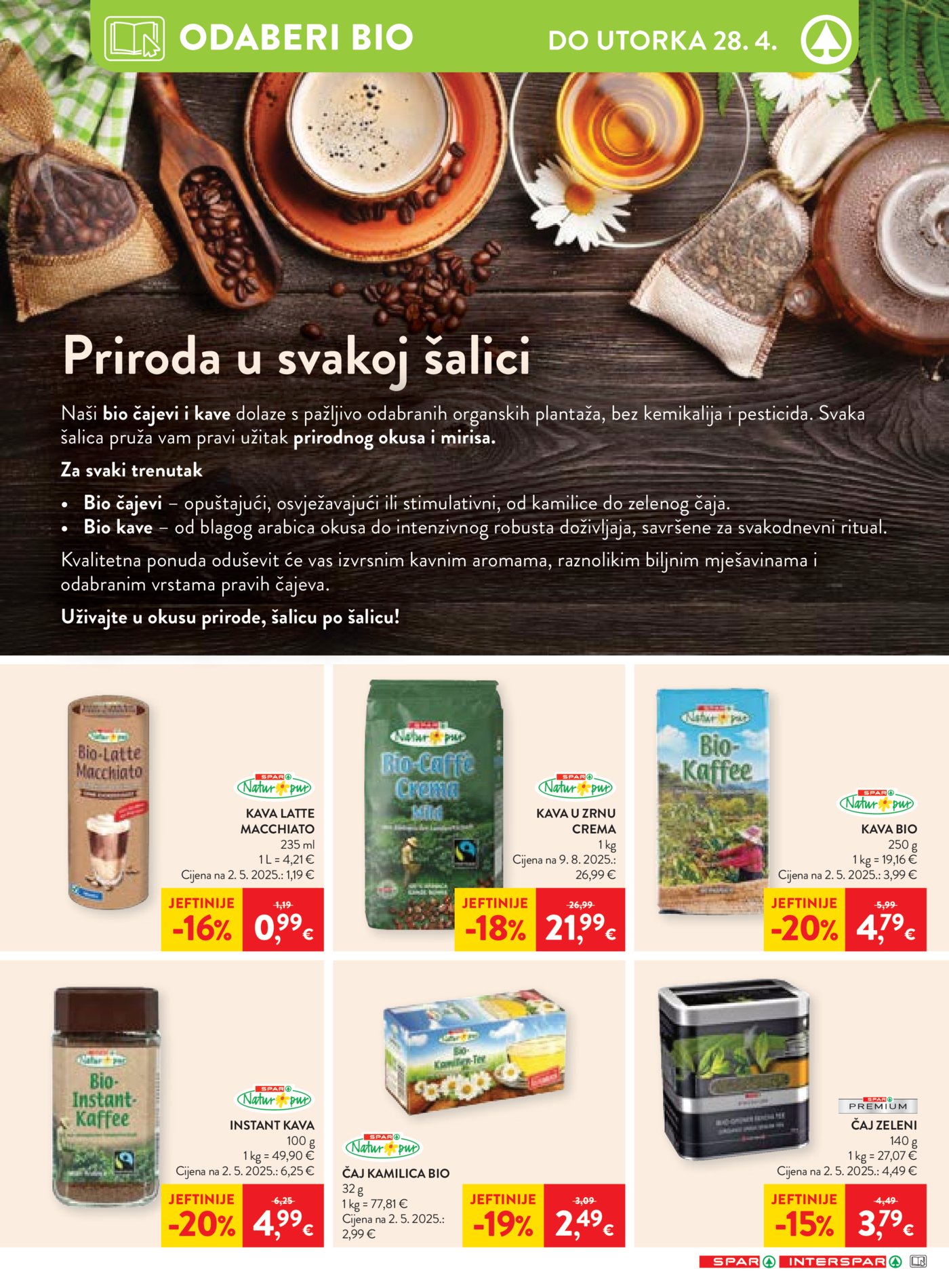 SPAR - INTERSPAR katalog Akcija 22.04. - 28.04.2026.