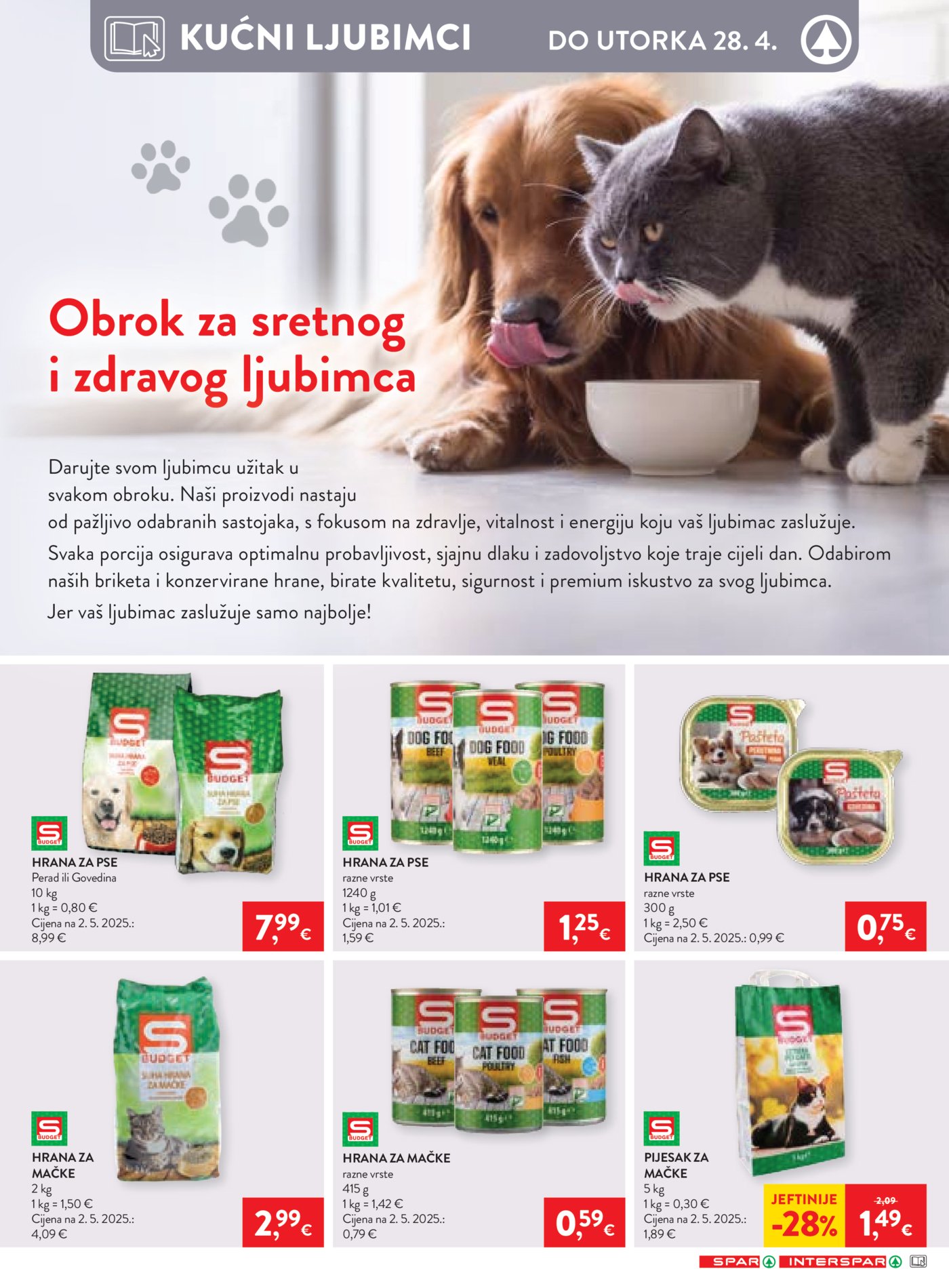 SPAR - INTERSPAR katalog Akcija 22.04. - 28.04.2026.