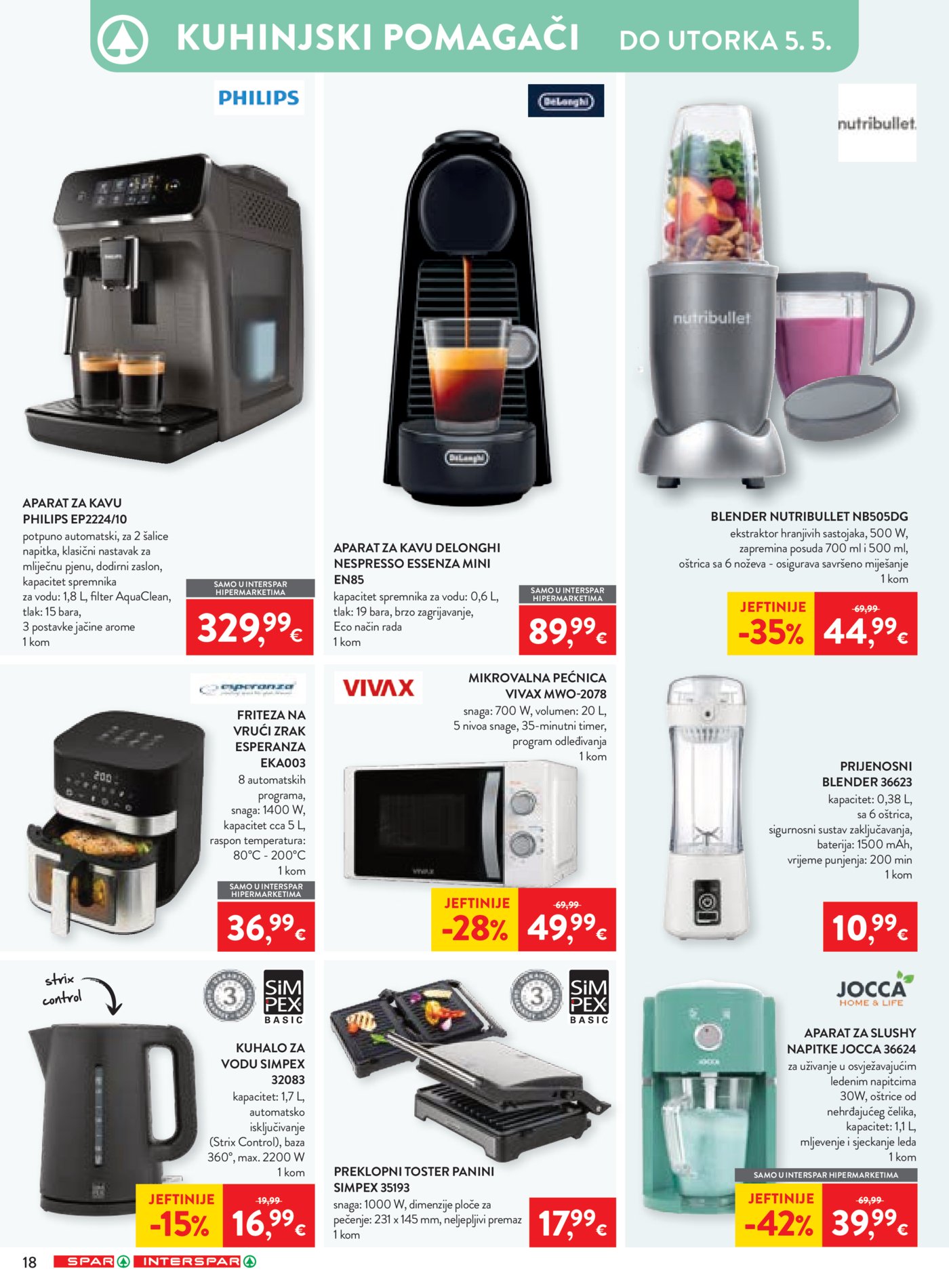 SPAR - INTERSPAR katalog Akcija 22.04. - 28.04.2026.