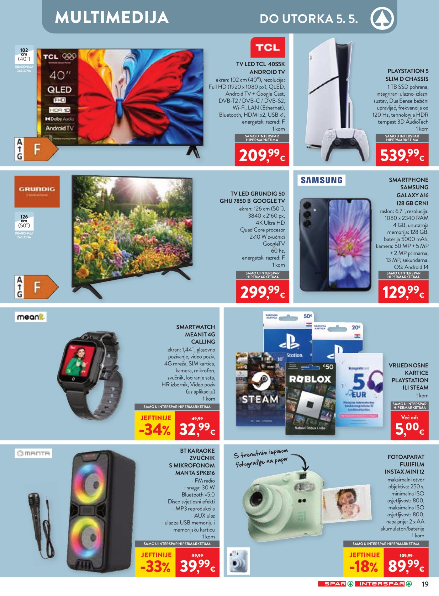 SPAR - INTERSPAR katalog Akcija 22.04. - 28.04.2026.