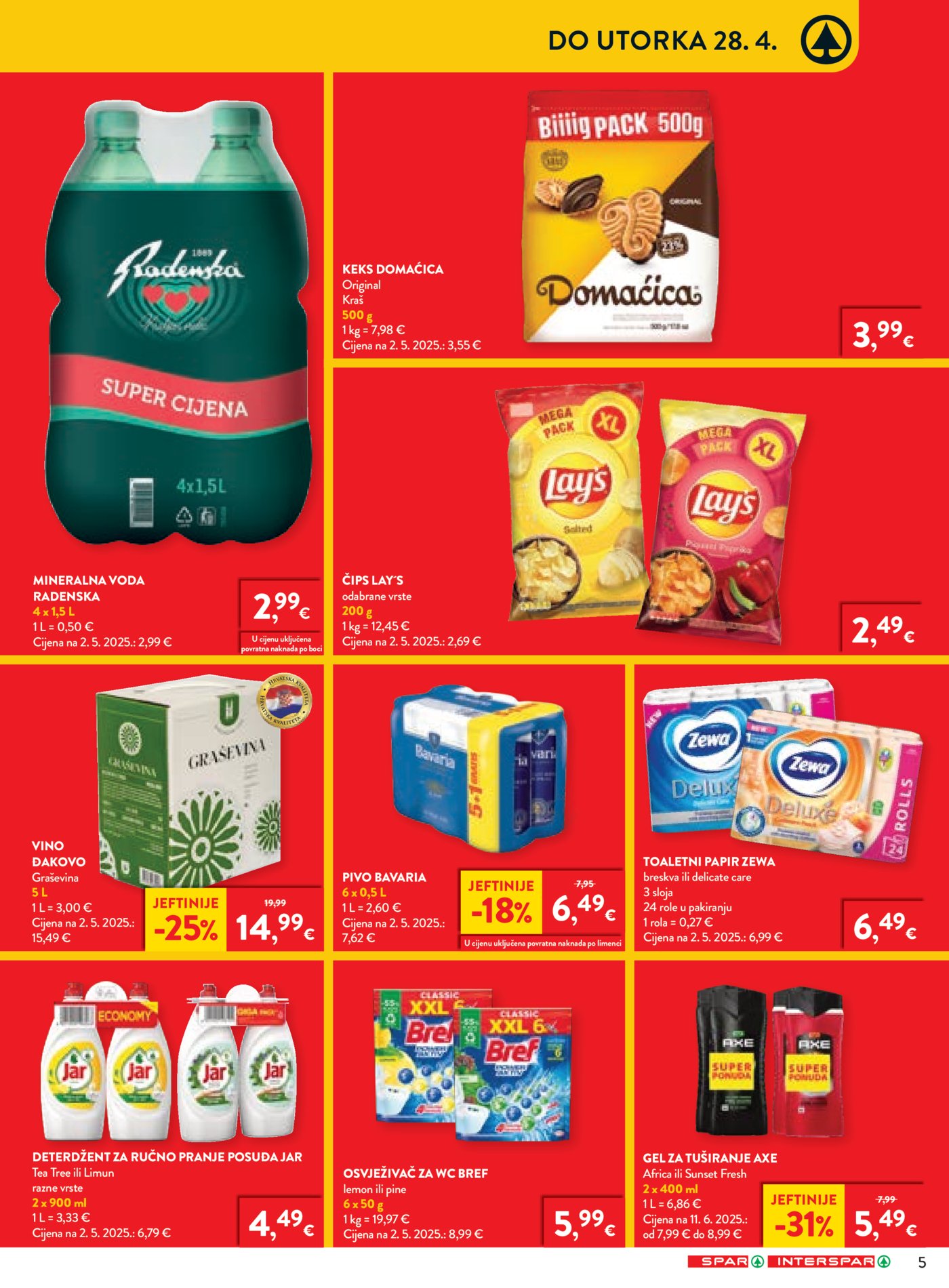 SPAR - INTERSPAR katalog Akcija 22.04. - 28.04.2026.