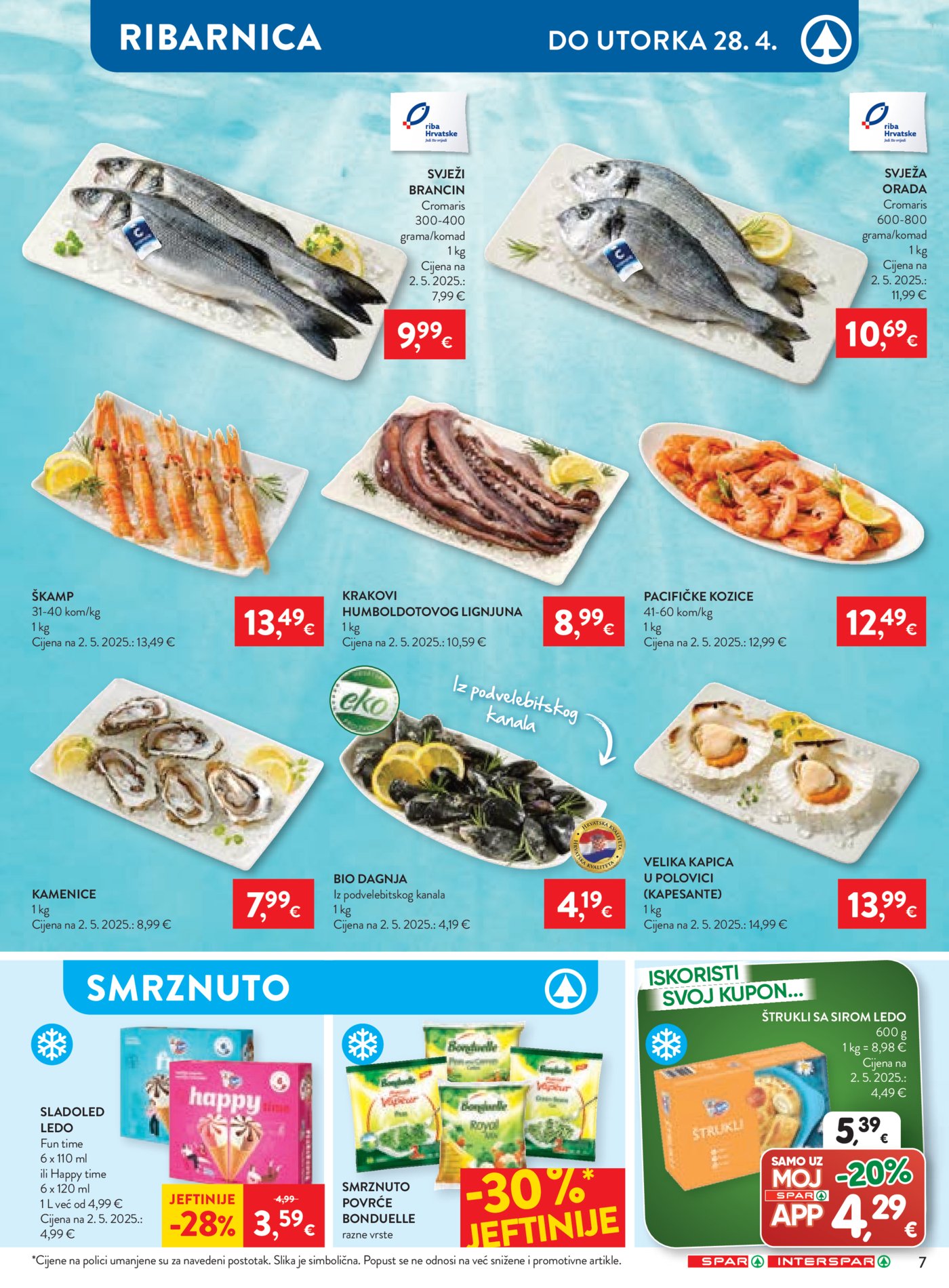 SPAR - INTERSPAR katalog Akcija 22.04. - 28.04.2026.