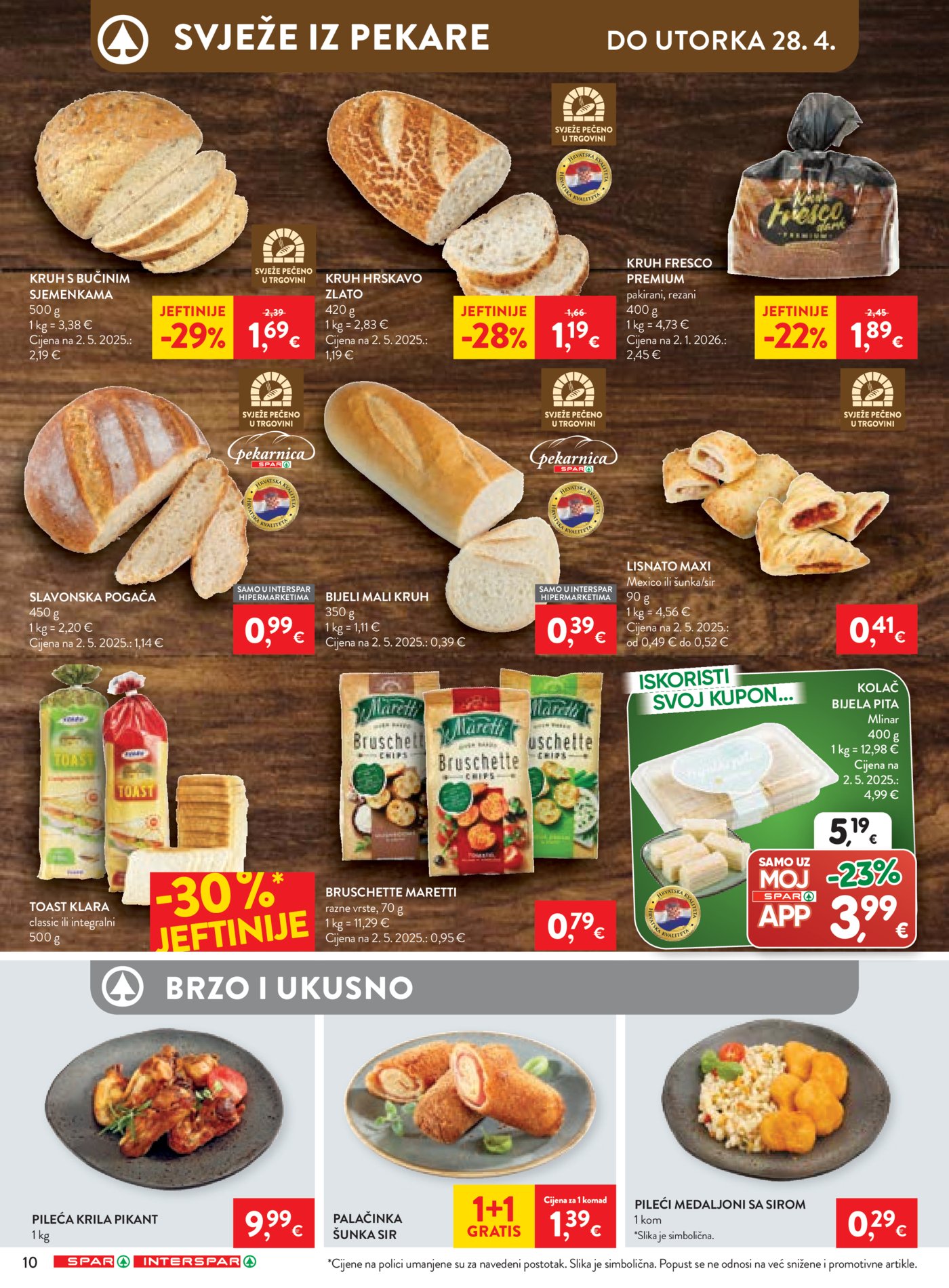 SPAR - INTERSPAR katalog Akcija 22.04. - 28.04.2026.