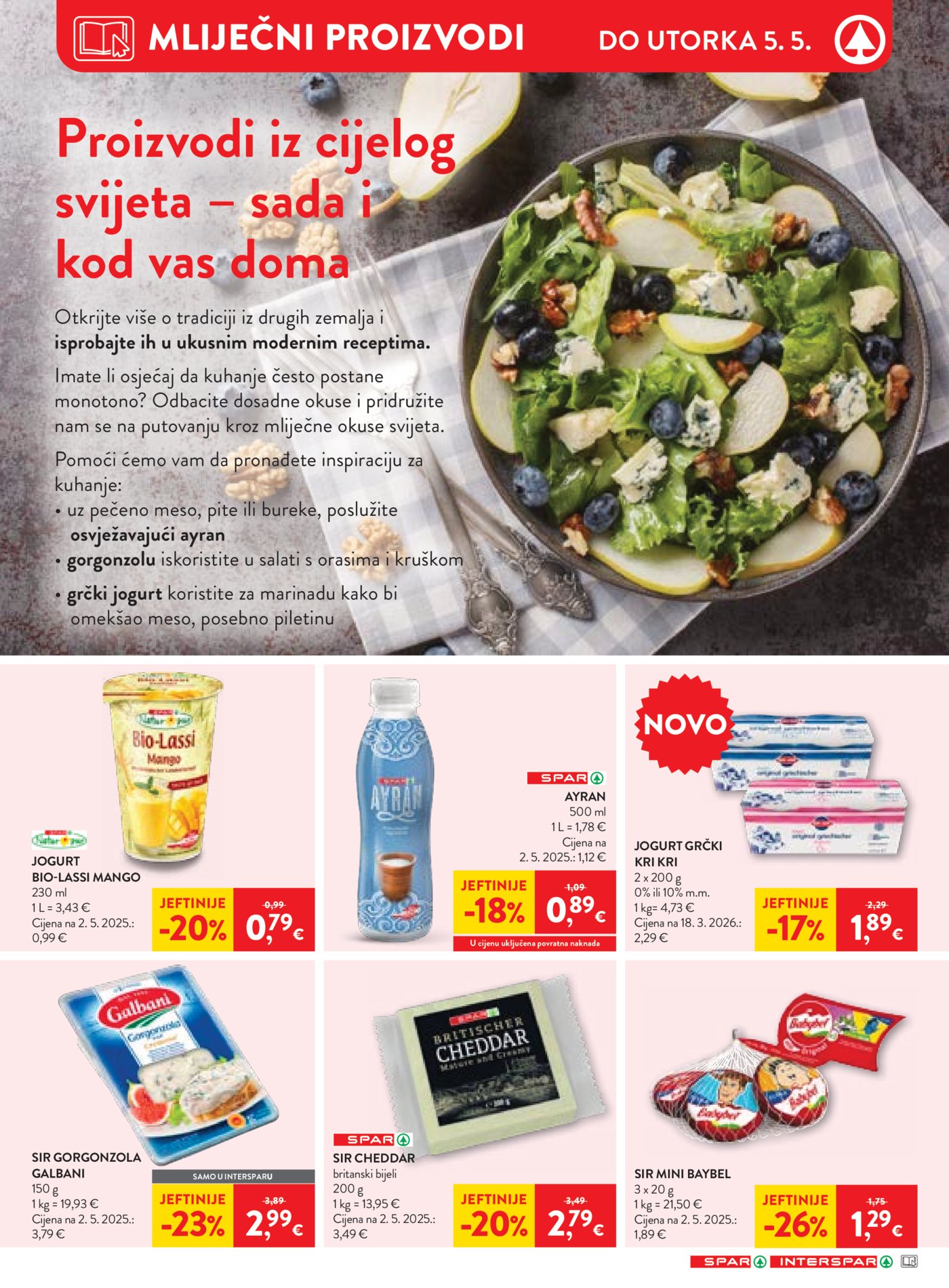 SPAR - INTERSPAR katalog Akcija 29.04. - 05.05.2026.