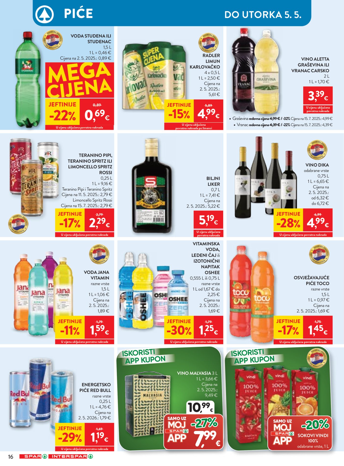 SPAR - INTERSPAR katalog Akcija 29.04. - 05.05.2026.